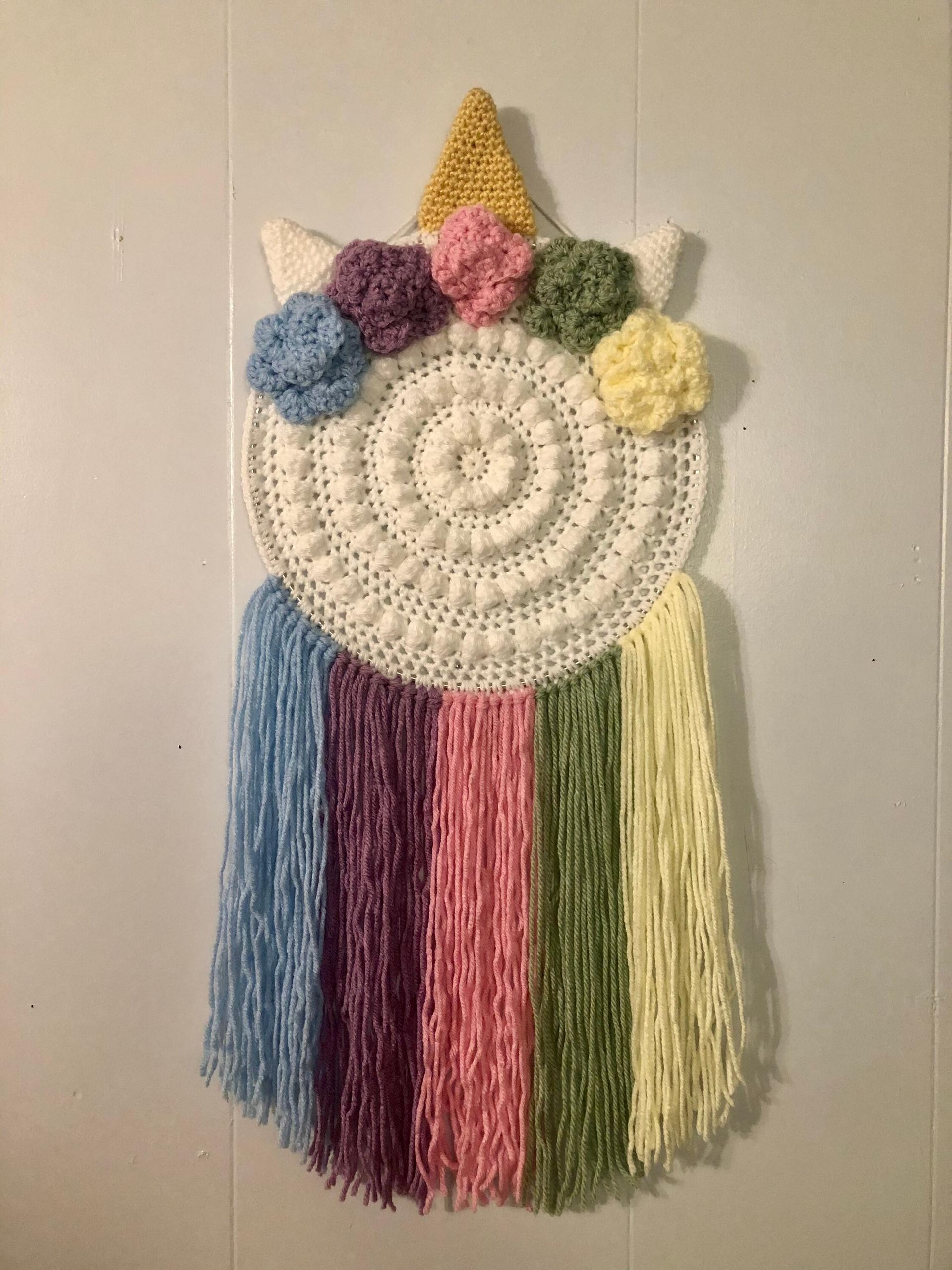 Unicorn wall hanging
