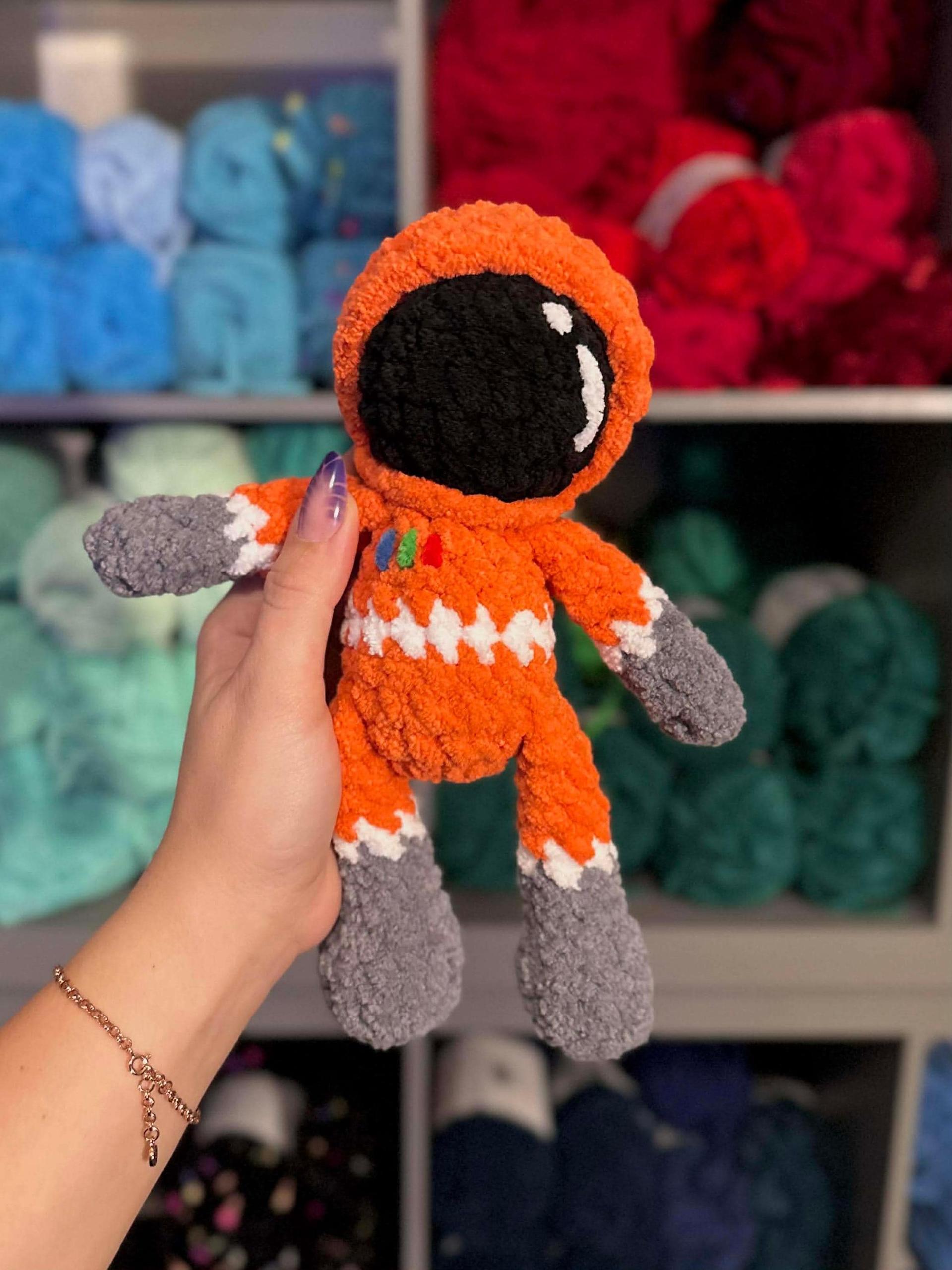 astronaut | doll, astronaut, amigurumi pattern, doll crochet, PDF pattern, low sew, plush yarn, crochet pattern, space, thumbnail 4