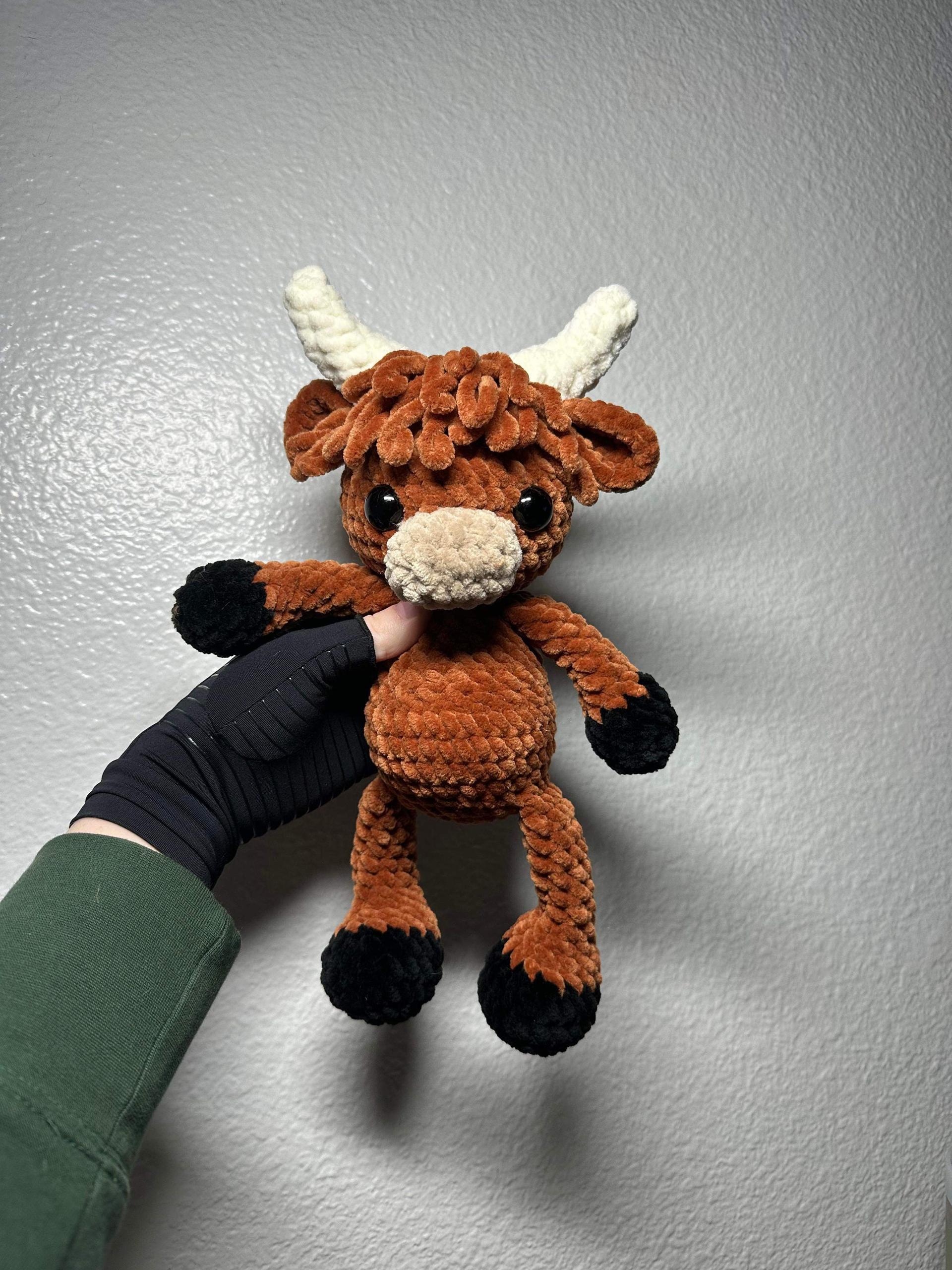 Harlow the Highland cow- cow crochet pattern thumbnail 5
