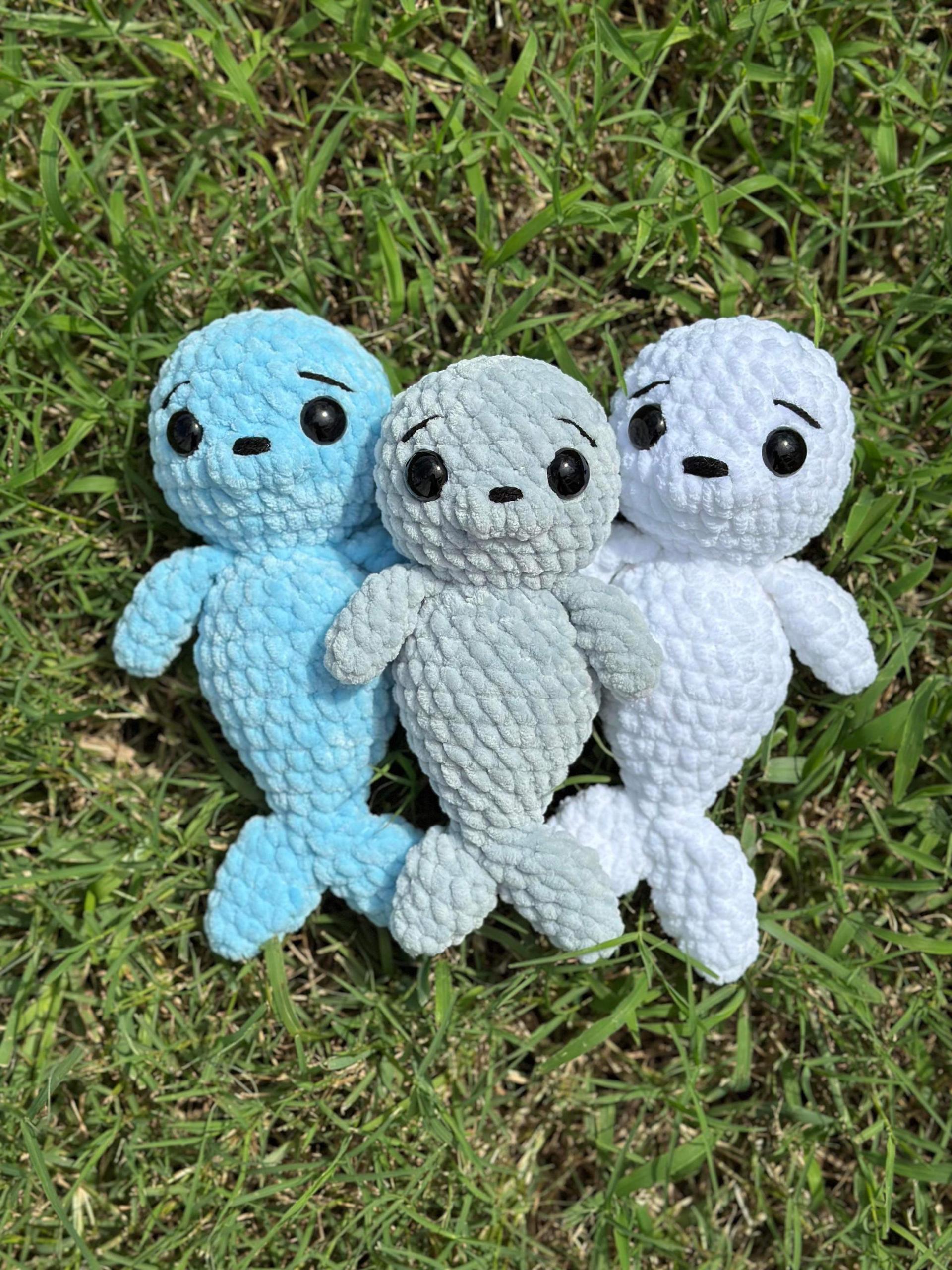 Crochet seal pattern- seal amigurumi pattern, Christmas pattern, crochet, crochet pattern, Christmas crochet patterns, amigurumi thumbnail 4