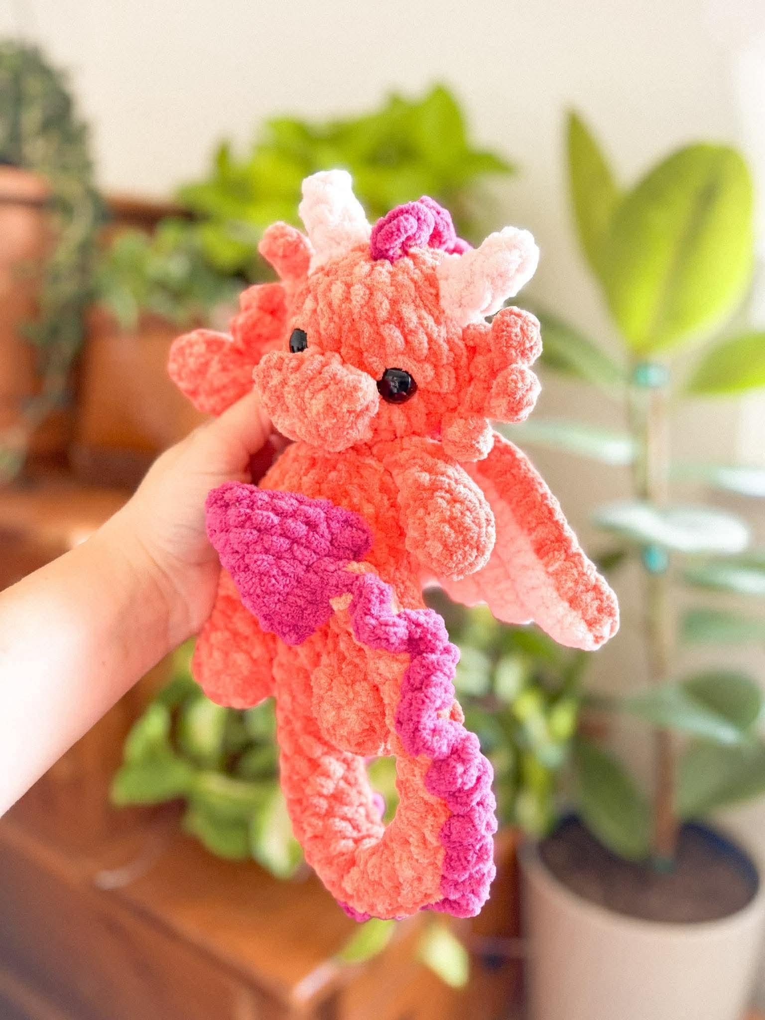 aero the dragon | crochet pattern, amigurumi, low sew, mythical crochet pattern, fantasy thumbnail 9