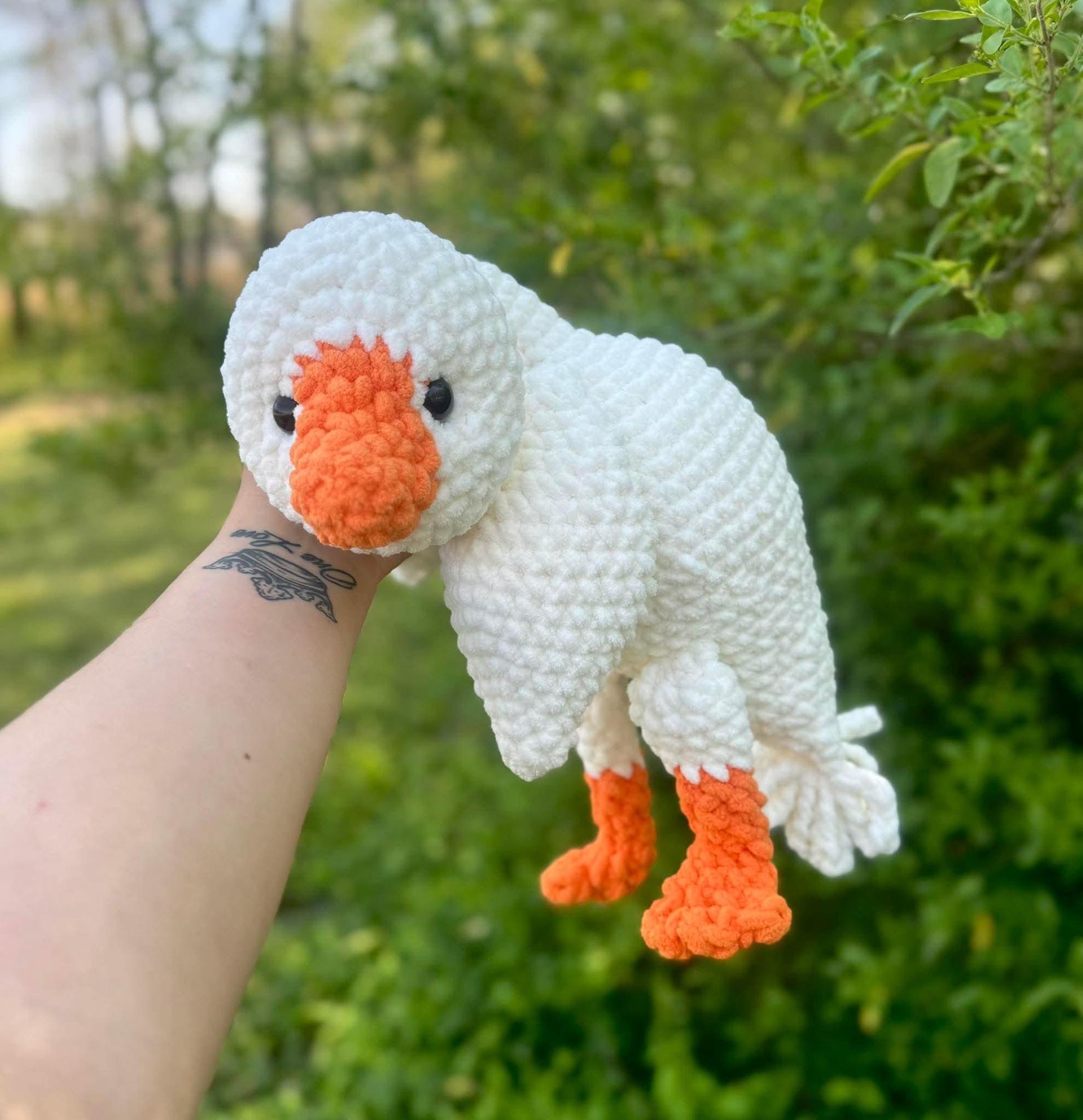lucy the goose- NO sew crochet pattern, amigurumi goose crochet pattern, goose pattern, crochet, amigurumi, spring crochet