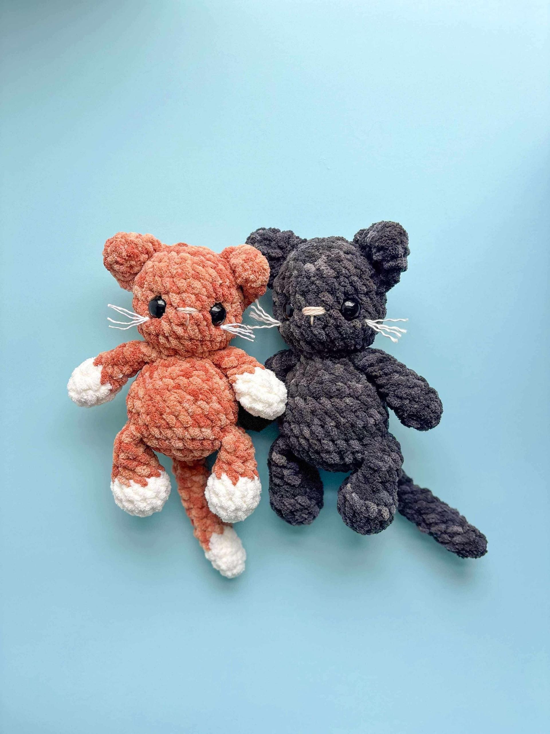 koda the kitty | amigurumi cat pattern, low sew, crochet pattern, crochet cat, crochet pet, crochet pets pattern, pattern, pdf thumbnail 2