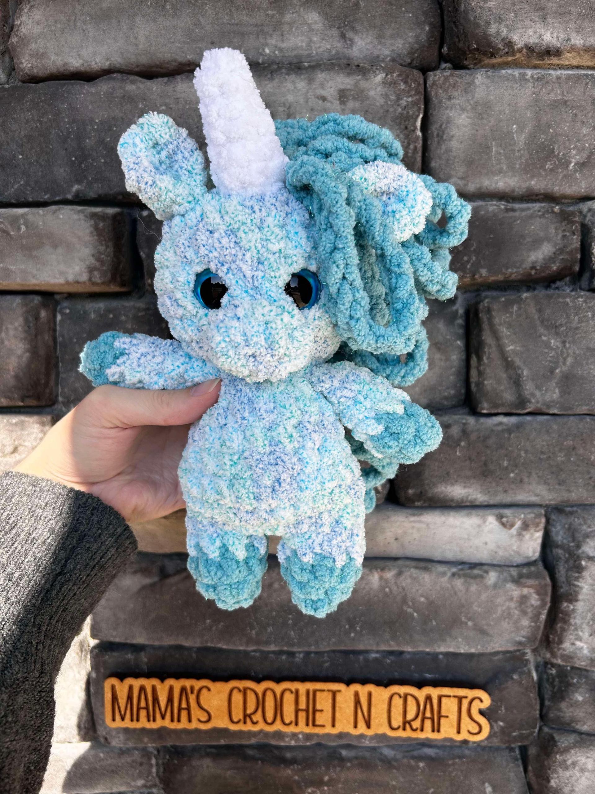 Itty belly unicorn & horse- horse crochet pattern, unicorn crochet pattern, unicorn amigurumi, horse amigurumi, crochet thumbnail 7