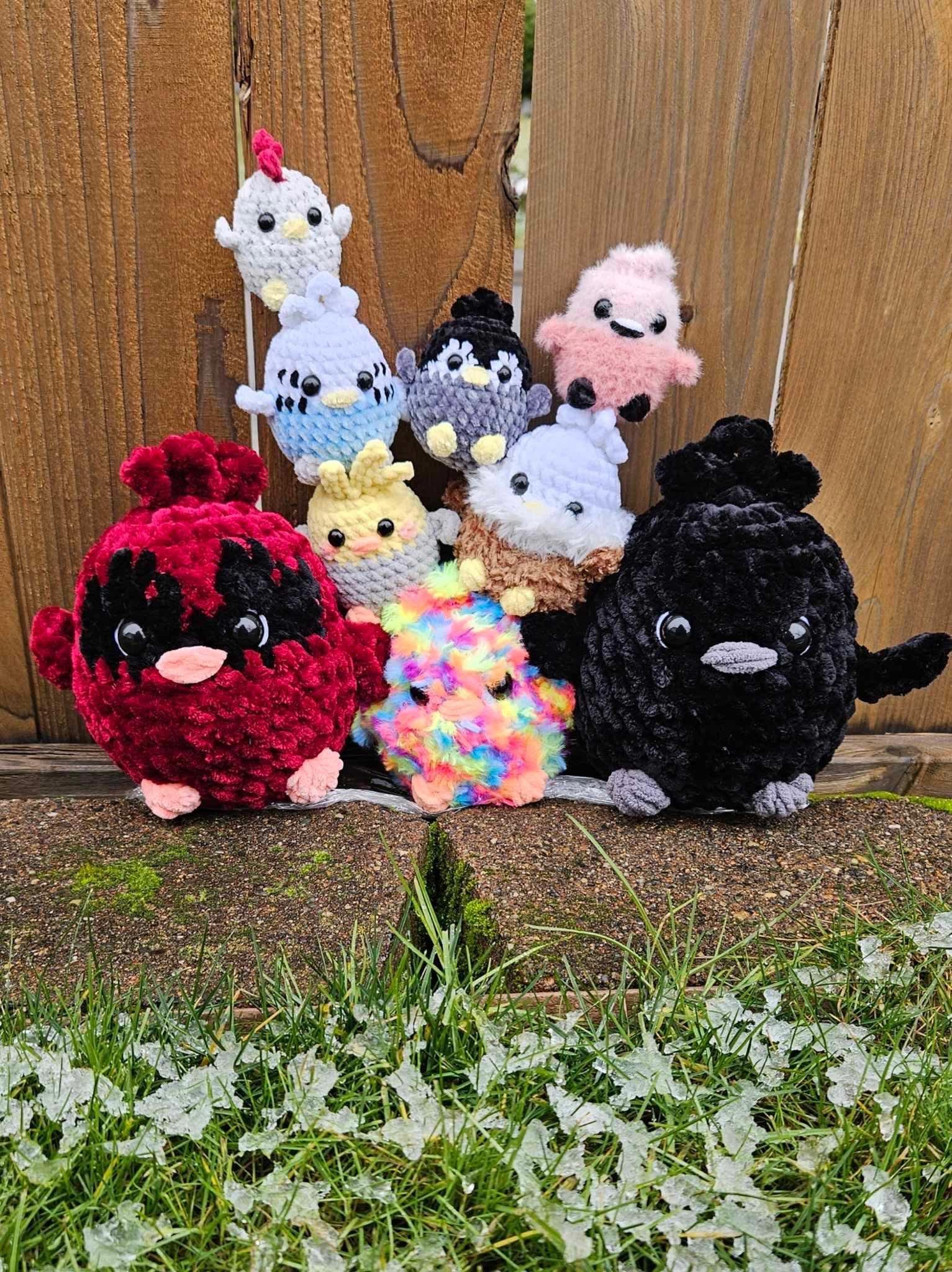 PDF Pattern- Crochet birds, crochet pattern, amigurumi, bird, amigurumi pattern, no sew, 11 in 1 thumbnail 10
