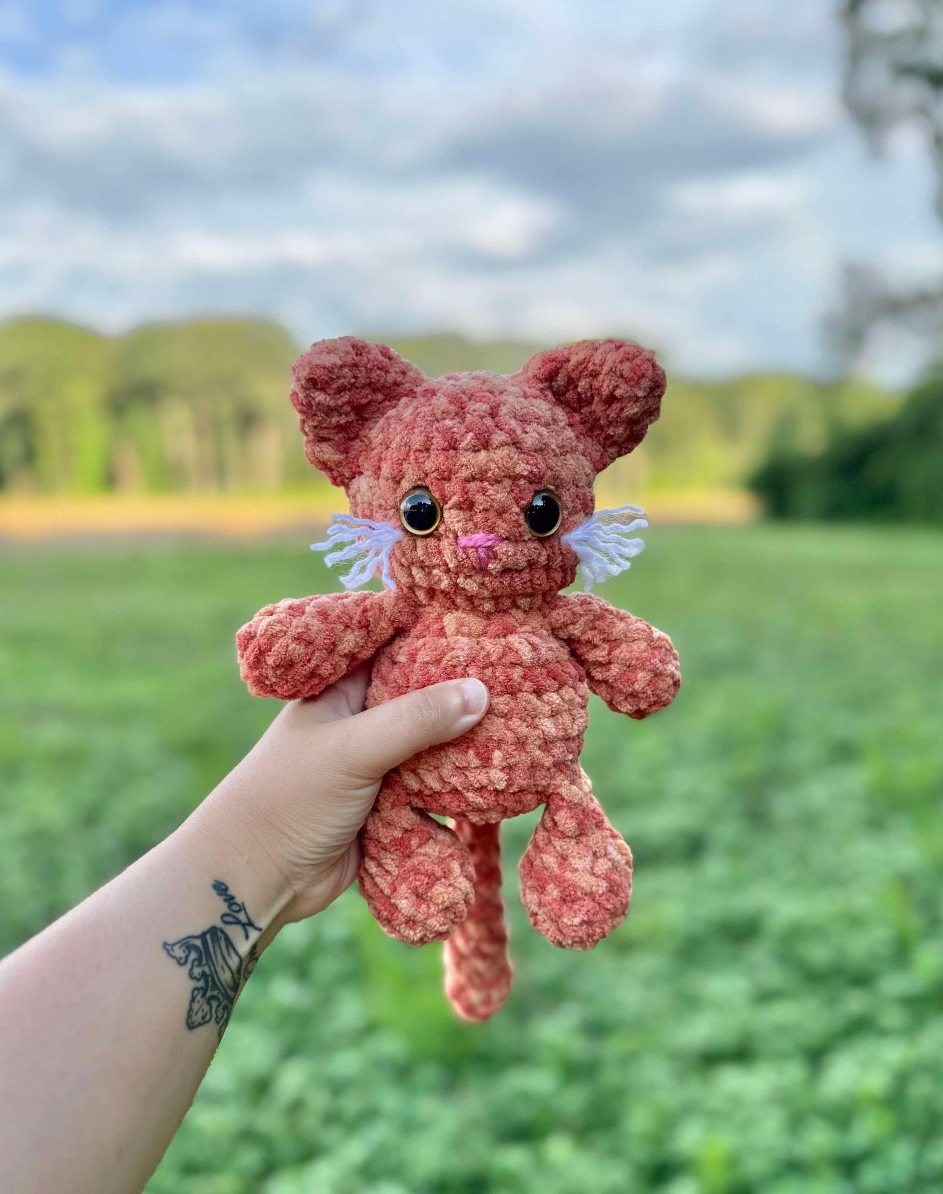 koda the kitty | amigurumi cat pattern, low sew, crochet pattern, crochet cat, crochet pet, crochet pets pattern, pattern, pdf thumbnail 4