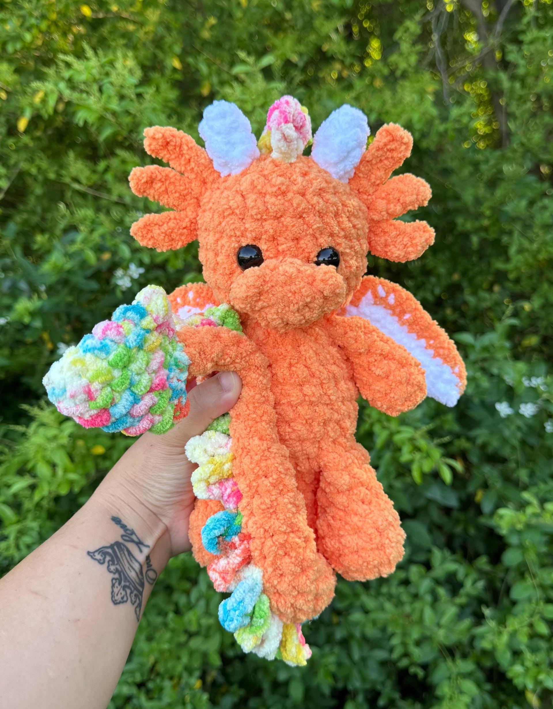 aero the dragon | crochet pattern, amigurumi, low sew, mythical crochet pattern, fantasy thumbnail 6