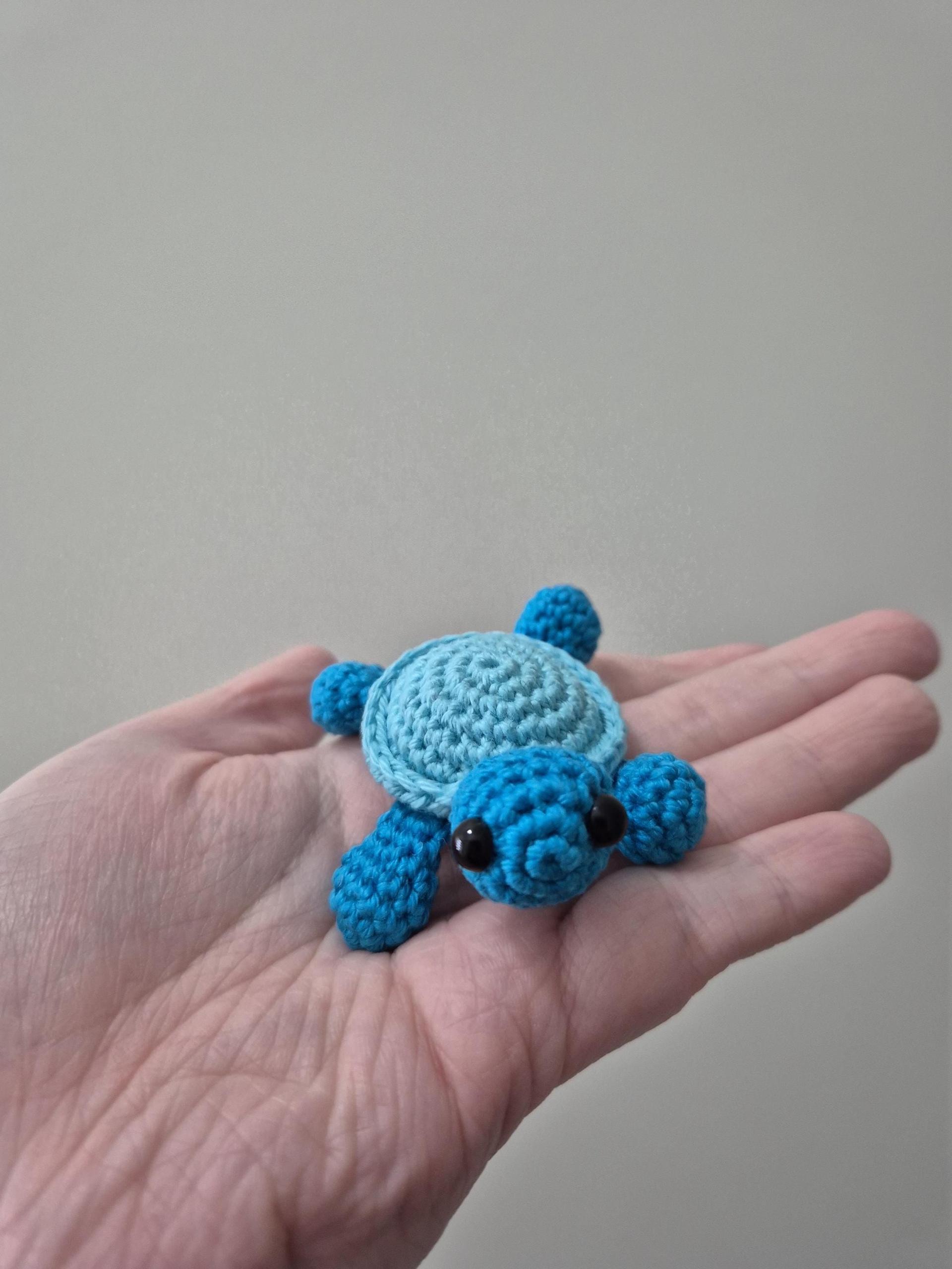 sprout the turtle- crochet pattern, tortoise crochet pattern, turtle amigurumi pattern, no sew, land turtle crochet pattern, amigurumi thumbnail 7