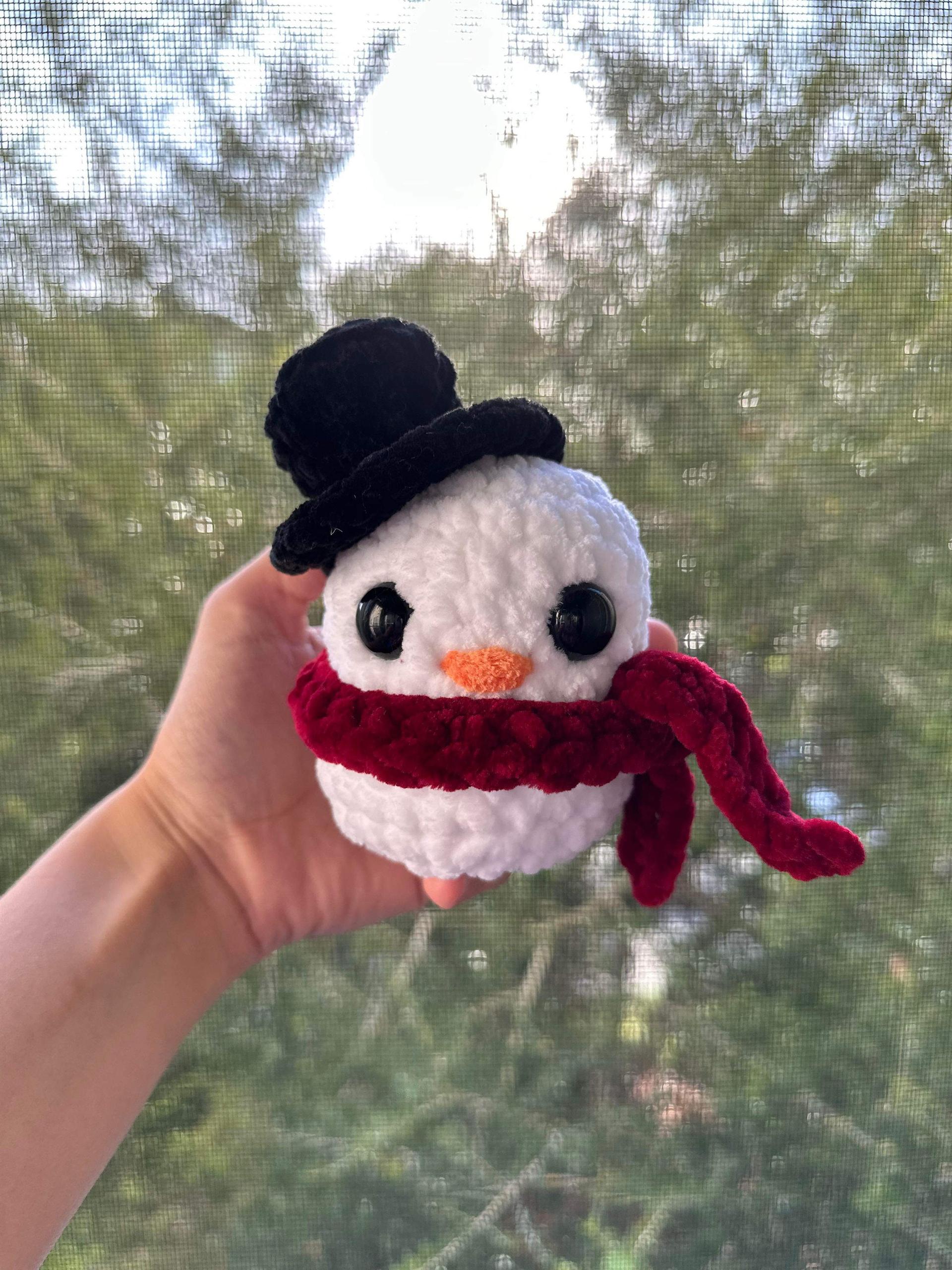 Snowman pal- crochet pattern, crochet Christmas pattern, crochet snowman thumbnail 2