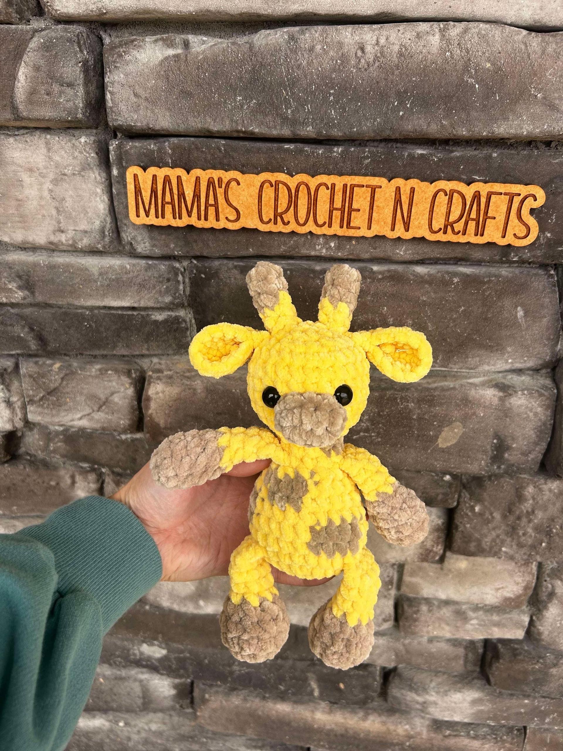 tallie the giraffe | amigurumi giraffe pattern, low sew, crochet pattern,  crochet giraffe, safari, crochet safari patte thumbnail 3