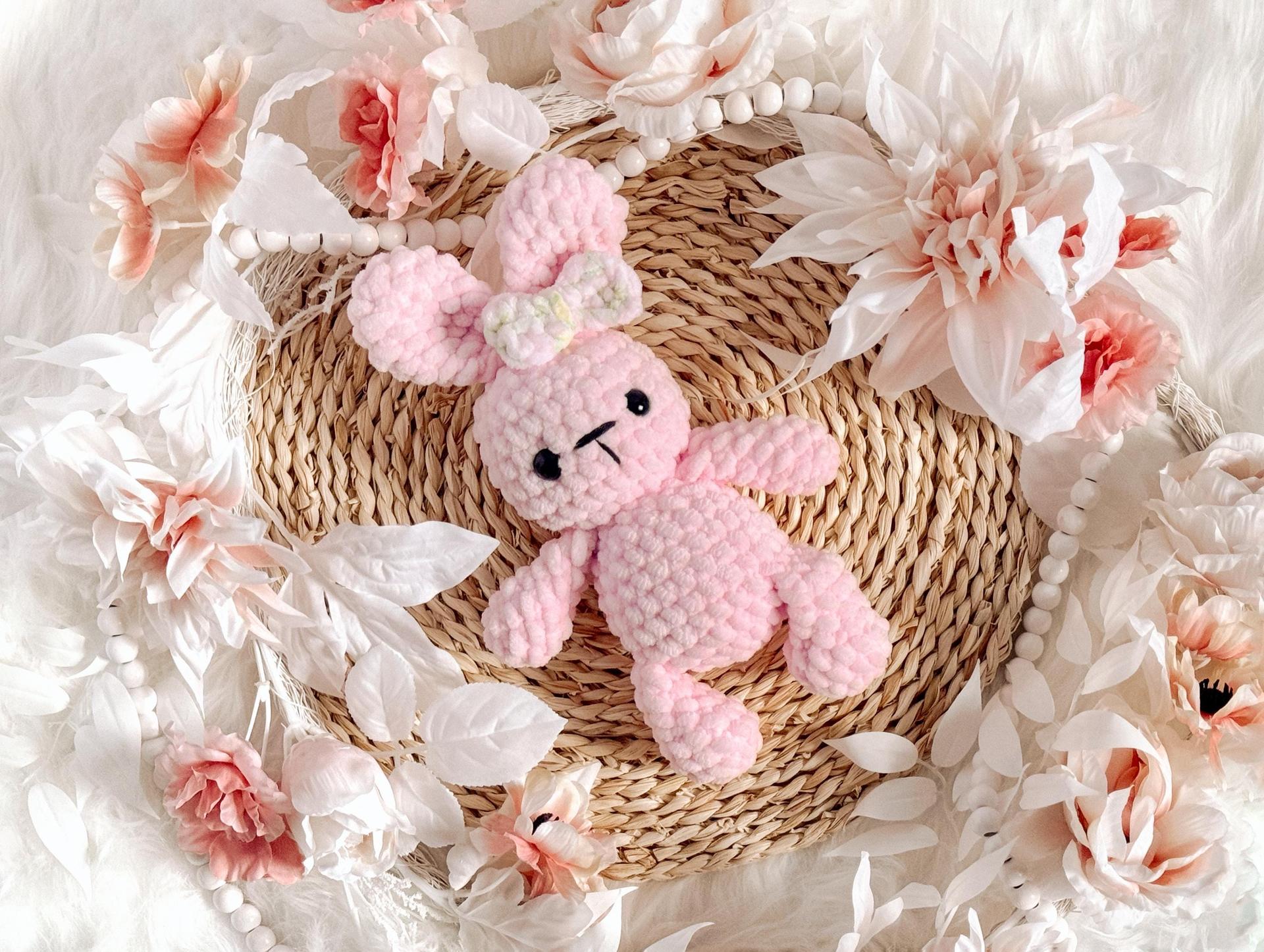 bun bun the bunny | crochet bunny pattern, amigurumi bunny, amigurumi, pattern, low sew, crochet rabbit, crochet spring thumbnail 8