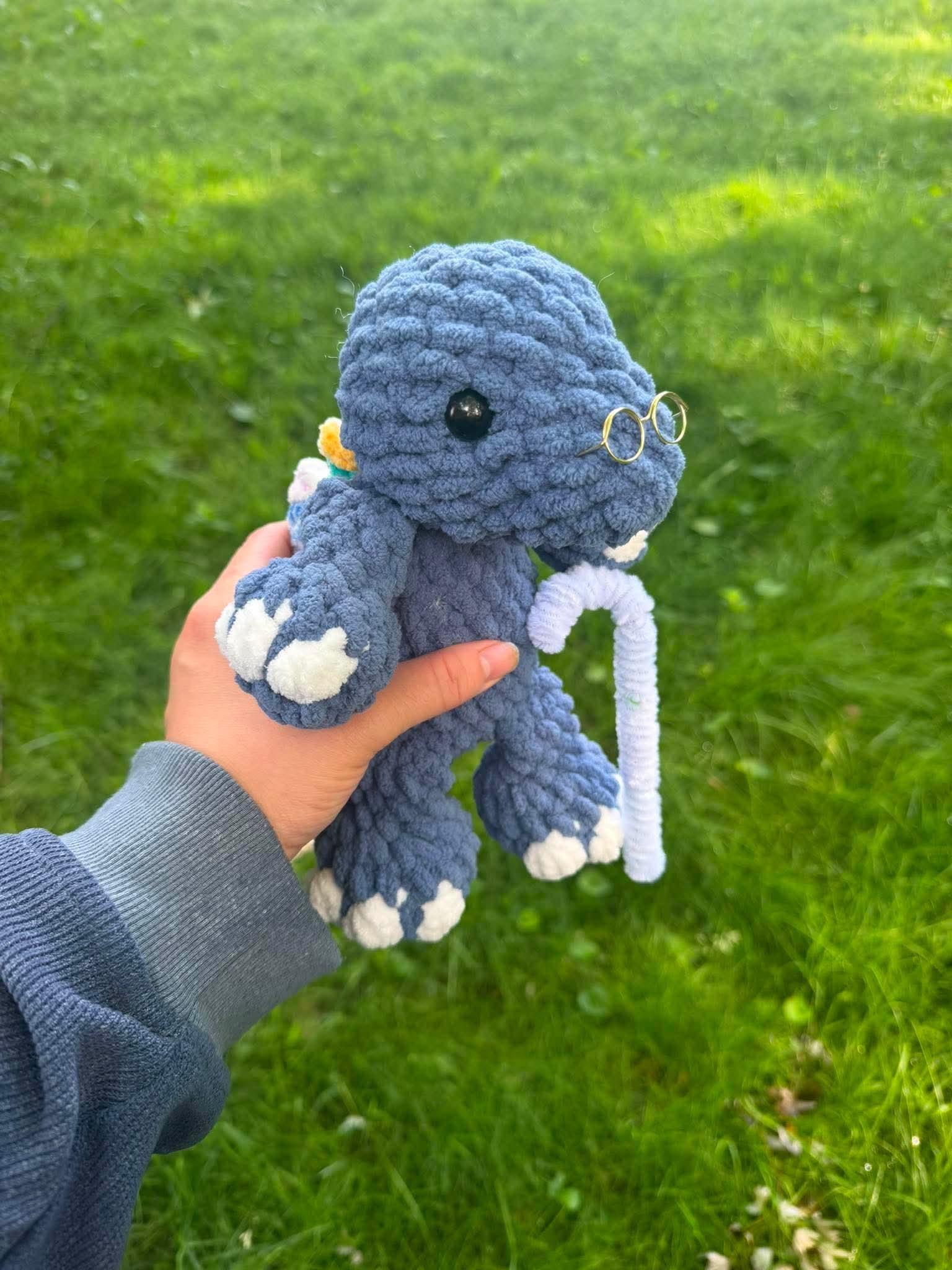 spike the stegosaurus | amigurumi dinosaur, no sew, crochet pattern, dinosaur, PDF thumbnail 8