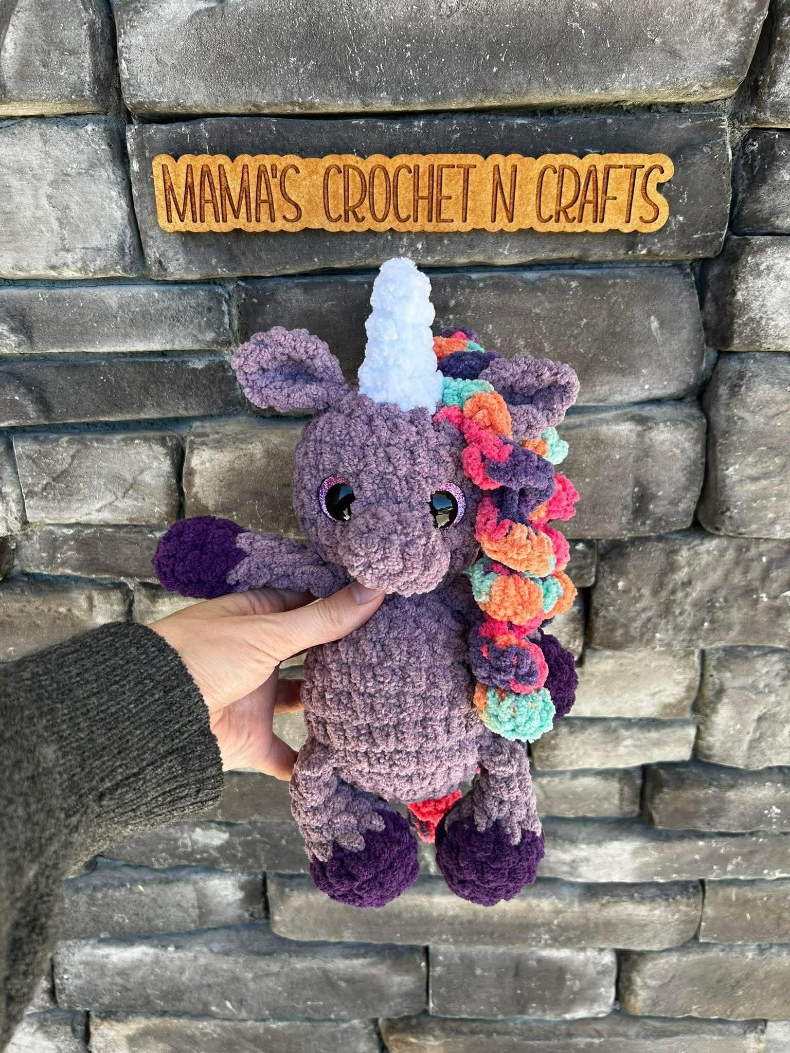 lula the unicorn | crochet pattern, amigurumi, low sew, mythical, PDF download thumbnail 5