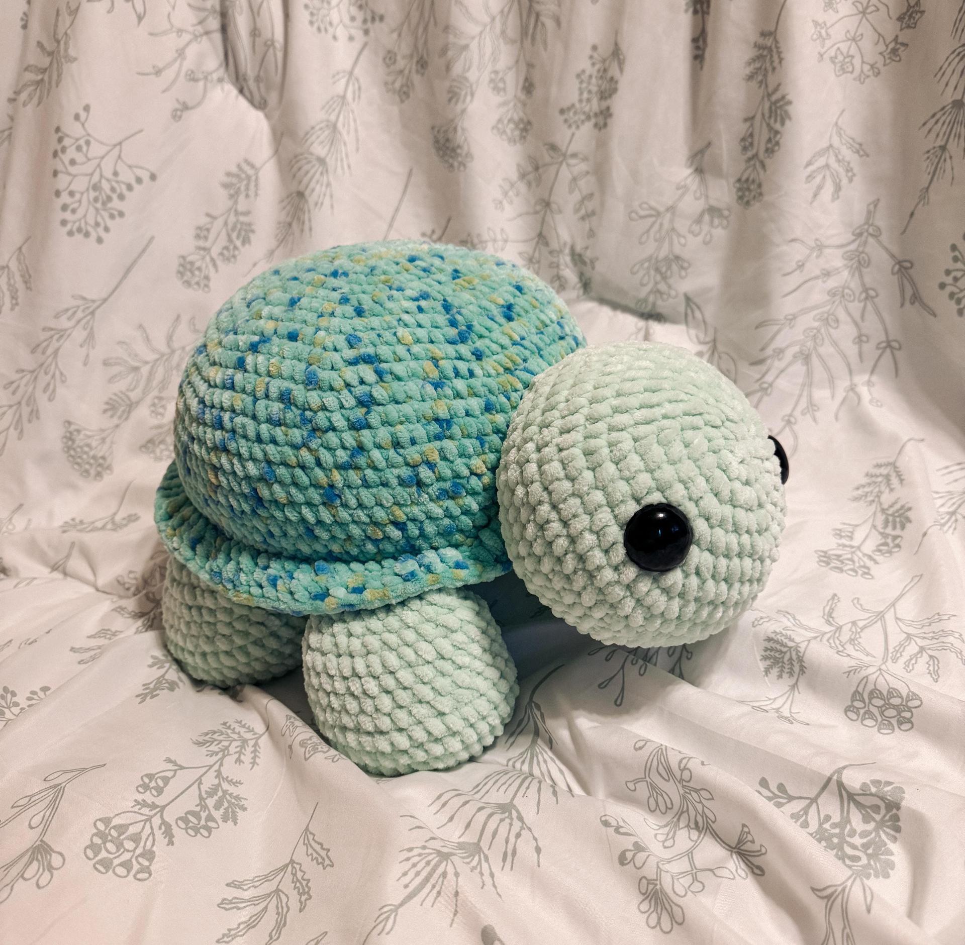 sequoia the turtle- jumbo turtle crochet pattern, turtle crochet pattern, no sew, tortoise crochet pattern, amigurumi pa