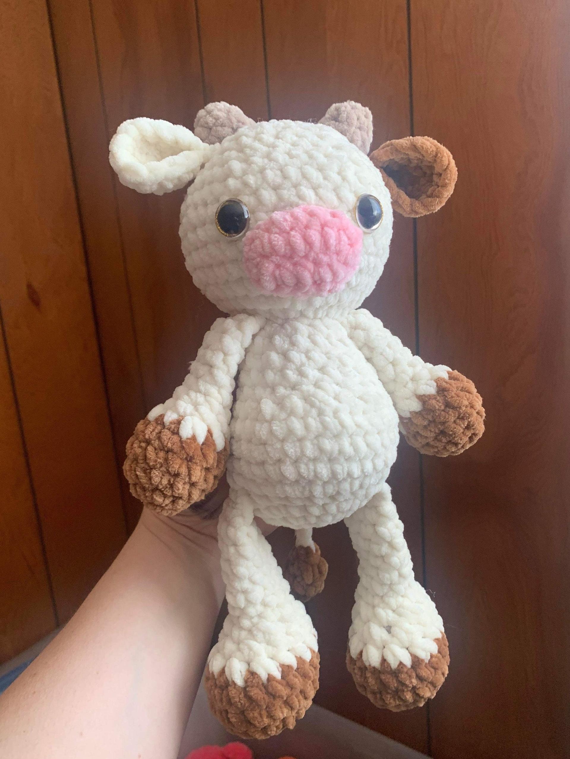 Cashew the Cow Pattern- Amigurumi cow, crochet cow, cow pattern thumbnail 4