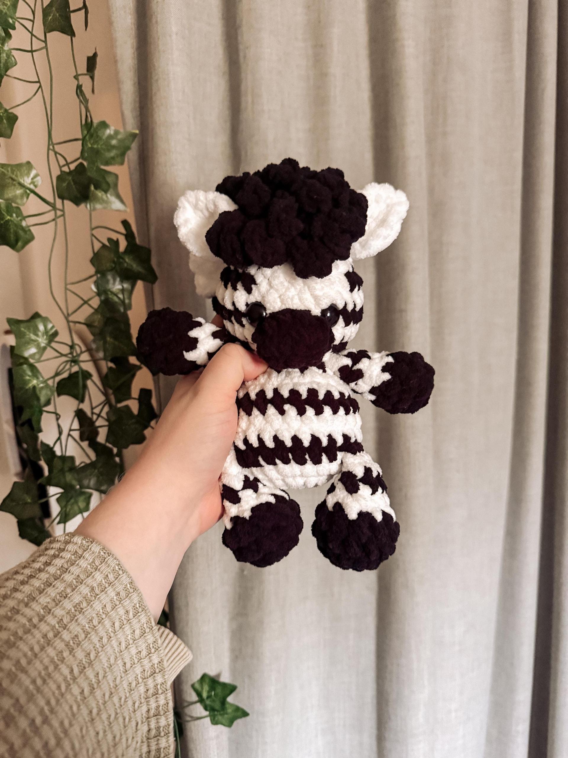 zoe the zebra | amigurumi zebra pattern, low sew, crochet pattern, crochet zebra, safari, crochet safari pattern, pattern, pdf thumbnail 5