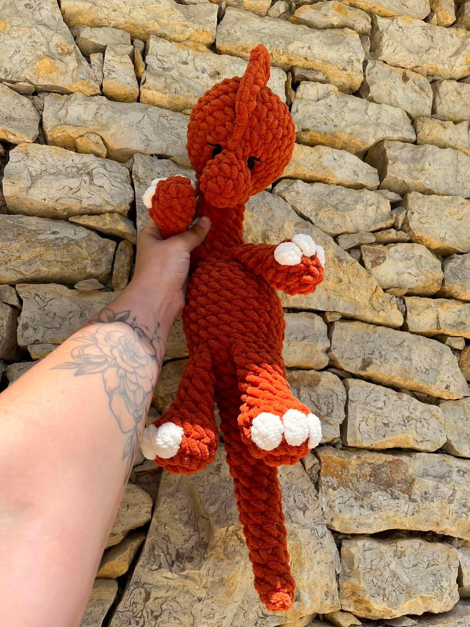 benny the brachiosaurus | amigurumi dinosaur, no sew, crochet pattern, dinosaur pattern thumbnail 3