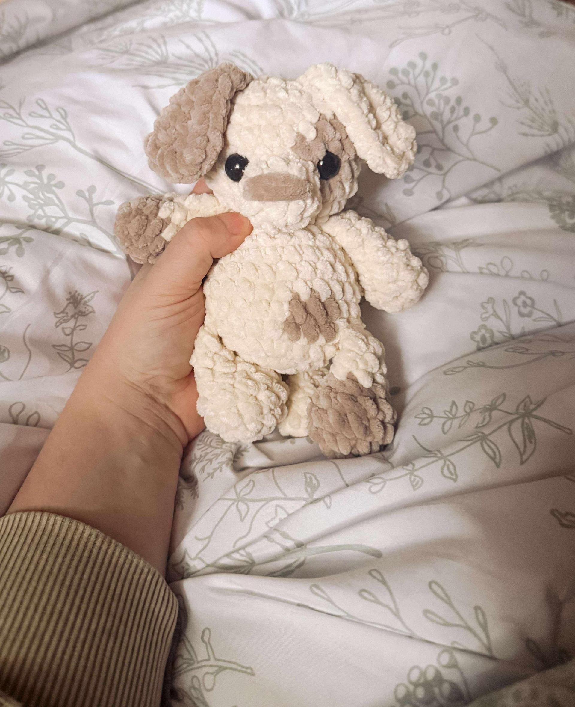 patches the puppy | amigurumi dog pattern, low sew, crochet pattern, crochet dog pattern, crochet pet, crochet puppy pattern, pattern, pdf, thumbnail 4