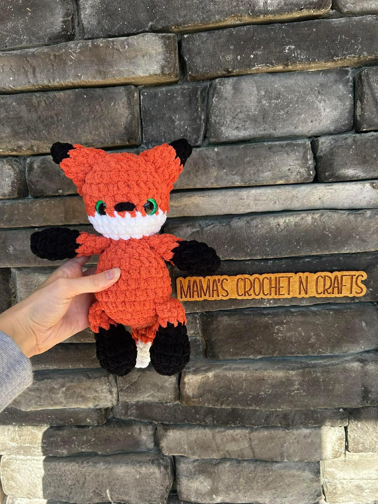 todd the fox | crochet fox pattern, low sew, crochet pattern, woodland, crochet chunky yarn pattern, plush crochet, fox thumbnail 7