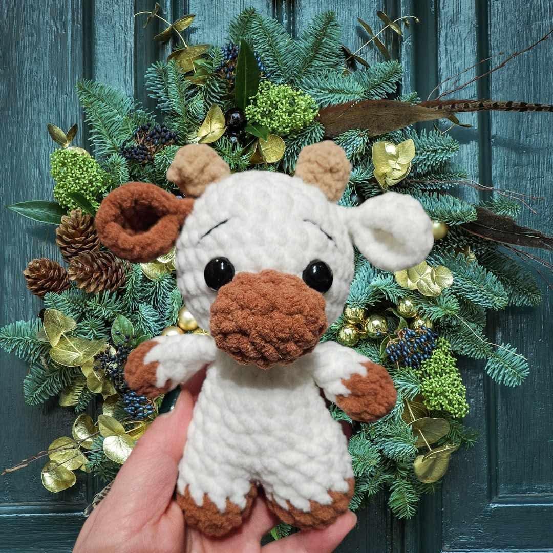 Baby cows TRIO pattern- baby longhorn, baby cow, baby highland, crochet cow pattern, amigurumi, highland, longhorn, cow thumbnail 10