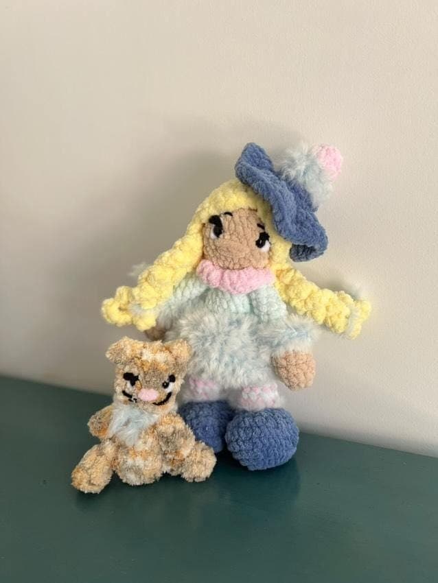 alice the witch | crochet witch pattern, amigurumi witch pattern, Halloween crochet pattern , crochet pattern, amigurumi pattern, low sew thumbnail 6