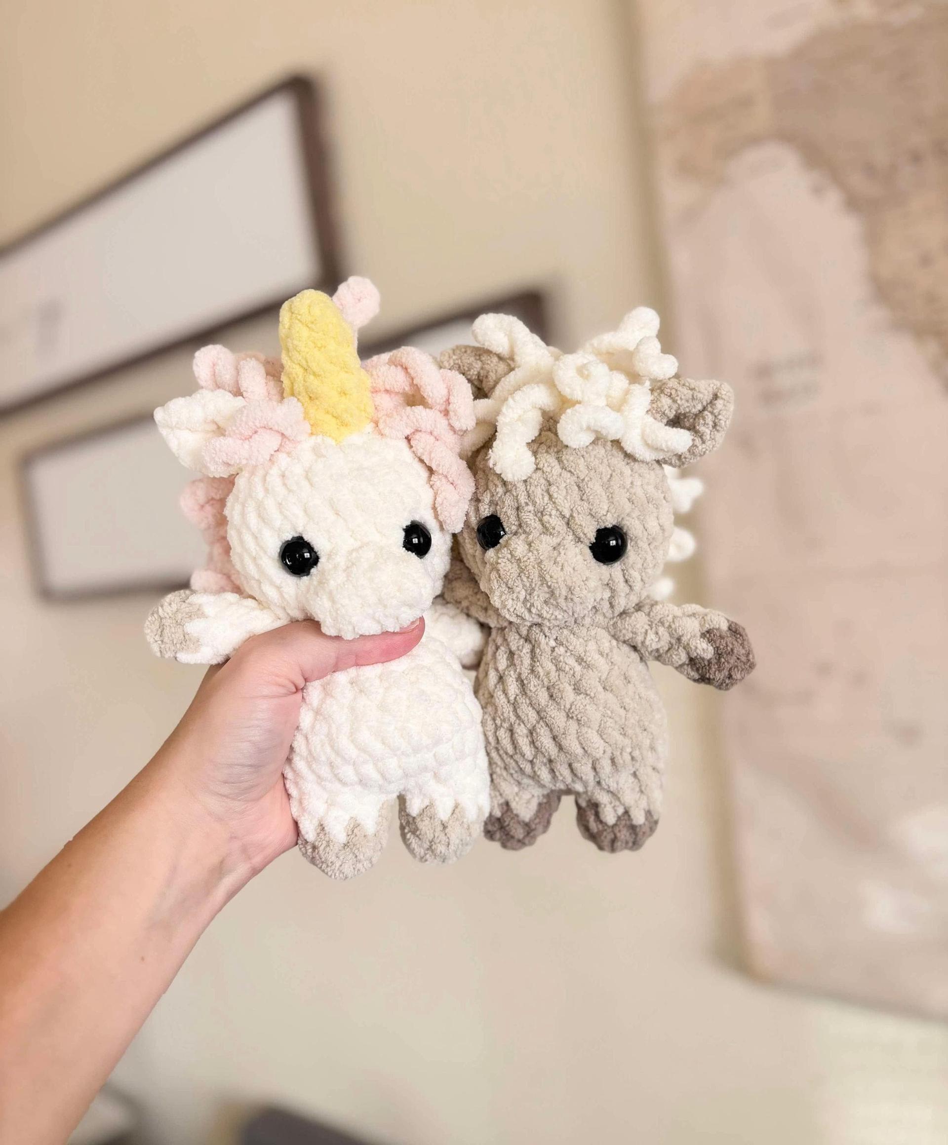 Itty belly unicorn & horse- horse crochet pattern, unicorn crochet pattern, unicorn amigurumi, horse amigurumi, crochet