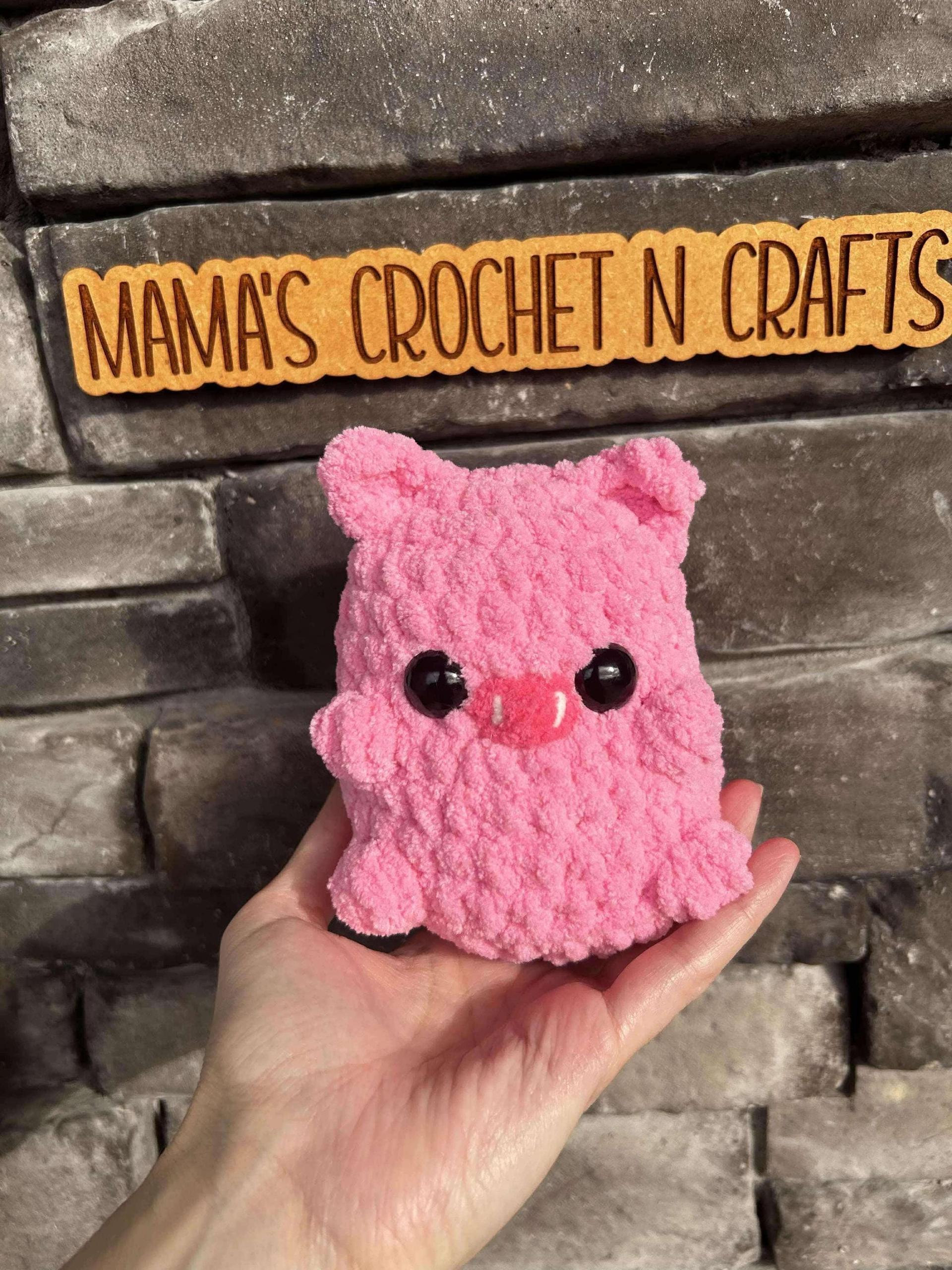 PDF pattern- no sew amigurumi, crochet cow, crochet sheep, crochet bee, crochet pig, crochet farm animals, fast crochet thumbnail 9