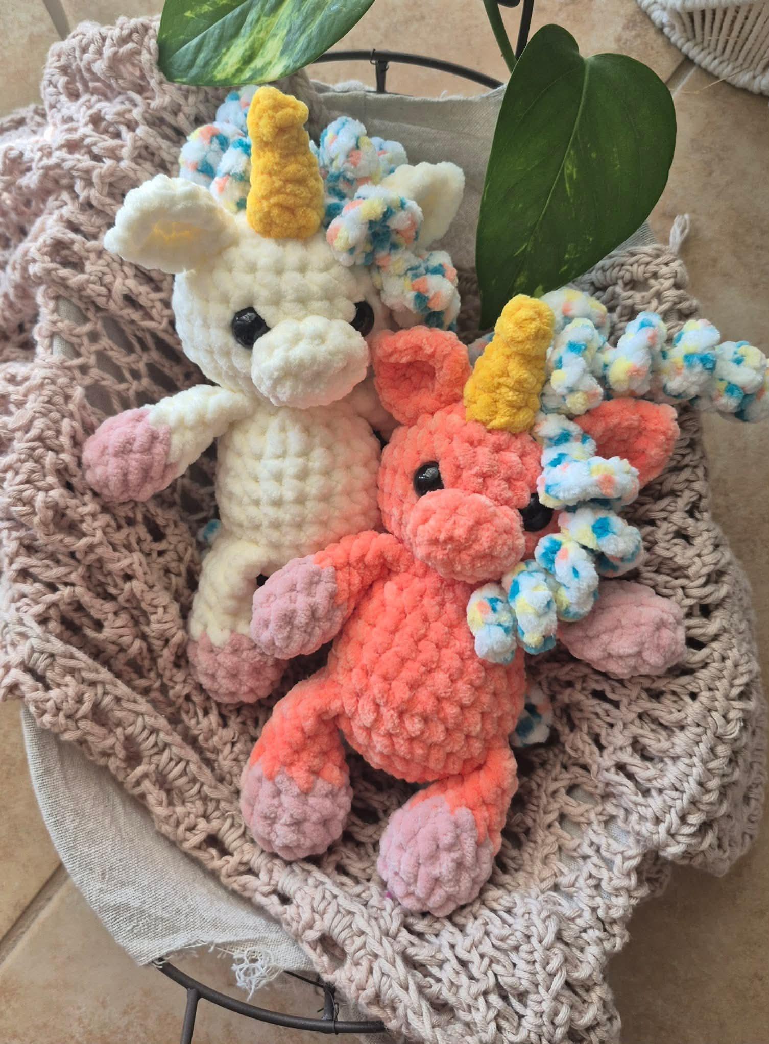 lula the unicorn | crochet pattern, amigurumi, low sew, mythical, PDF download thumbnail 4