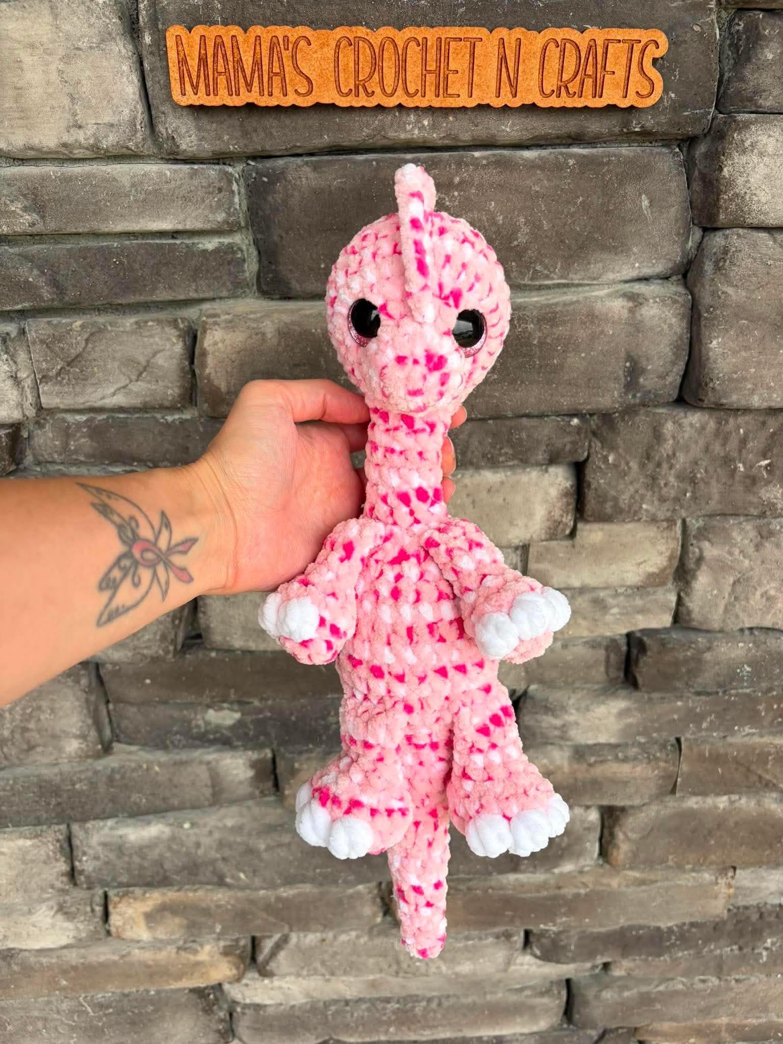 benny the brachiosaurus | amigurumi dinosaur, no sew, crochet pattern, dinosaur pattern thumbnail 4