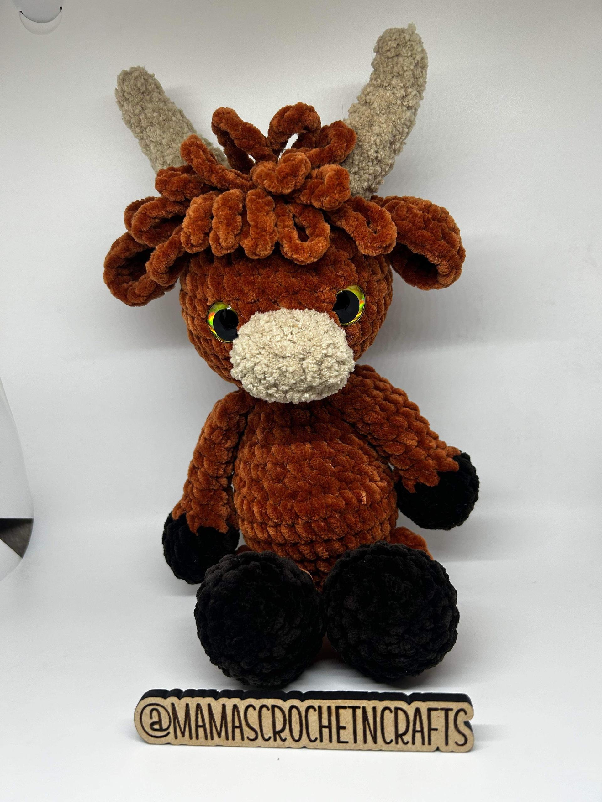 Harlow the Highland cow- cow crochet pattern thumbnail 4