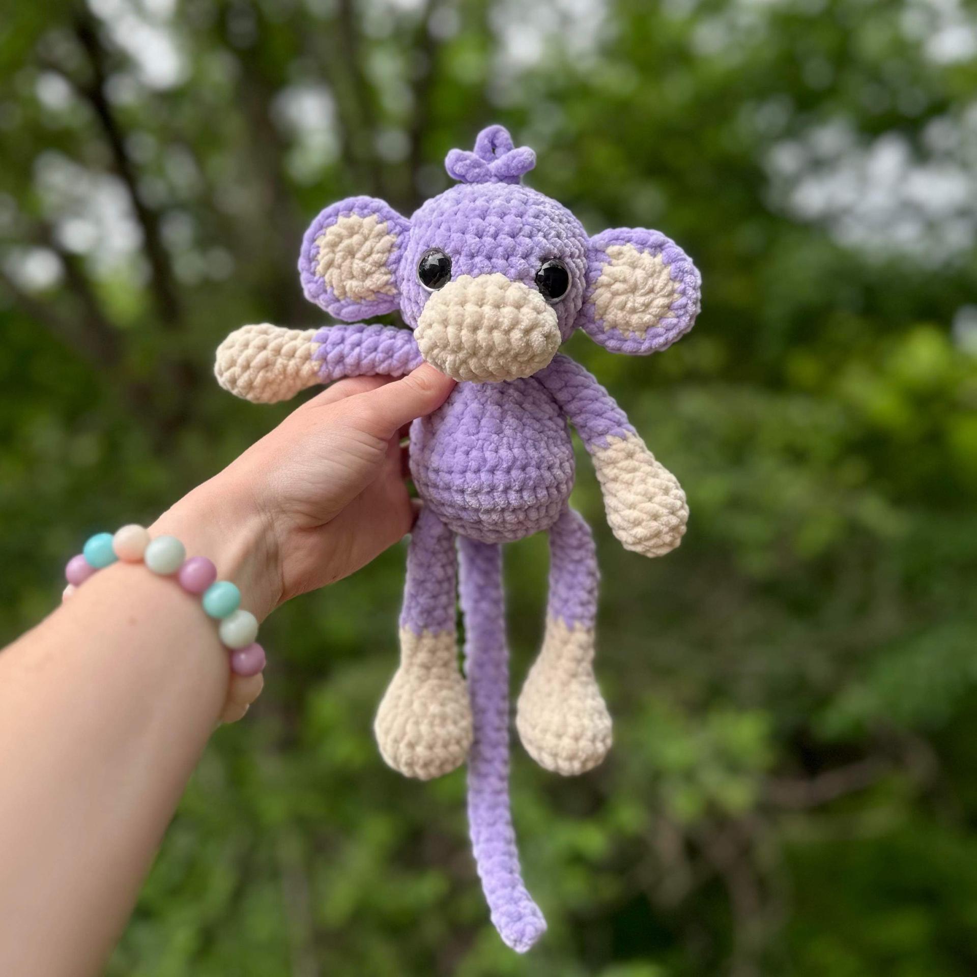 Meeko Monkey Pattern- crochet pattern, amigurumi pattern, monkey crochet, monkey amigurumi thumbnail 5