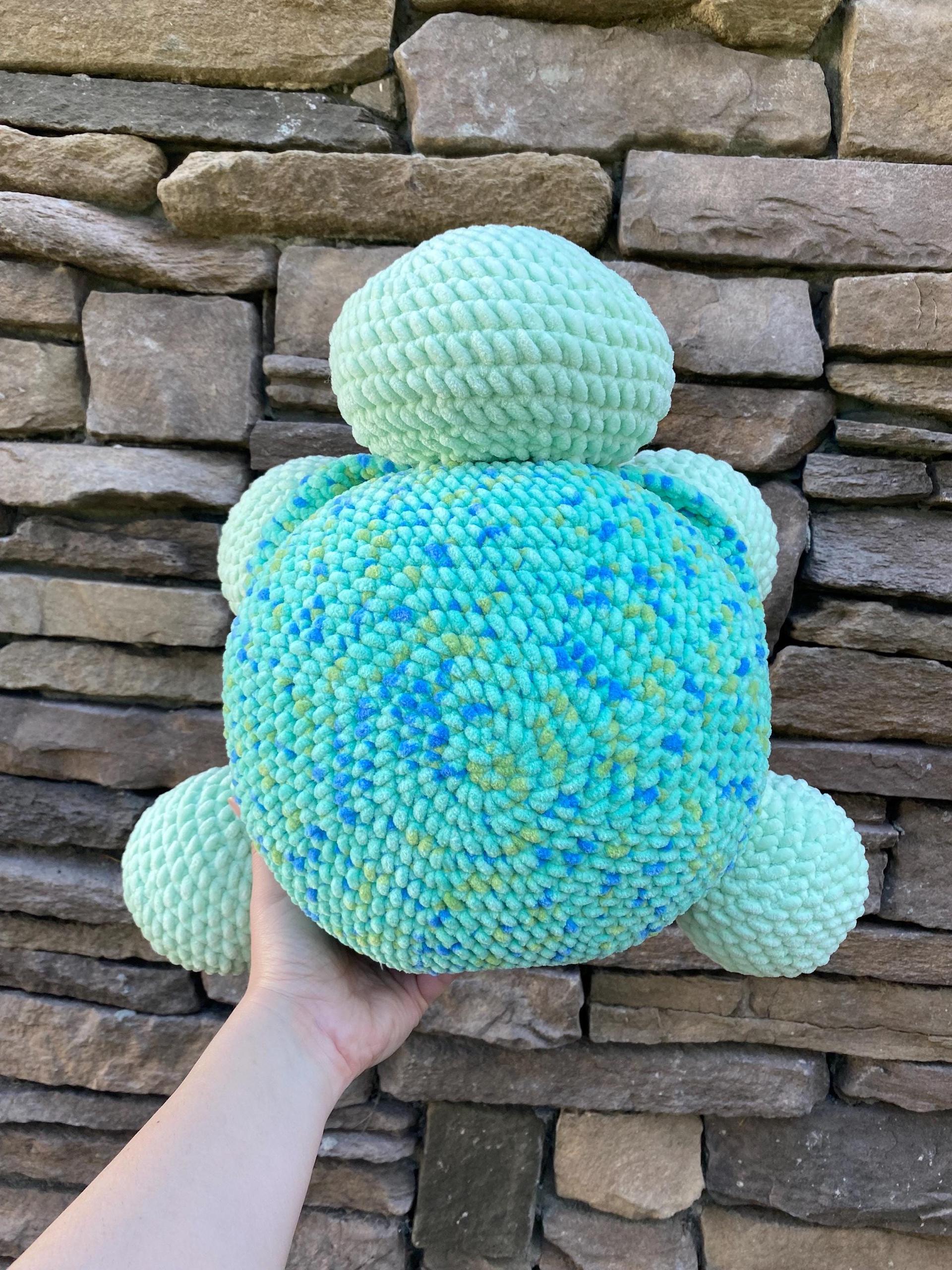 sequoia the turtle- jumbo turtle crochet pattern, turtle crochet pattern, no sew, tortoise crochet pattern, amigurumi pa thumbnail 6