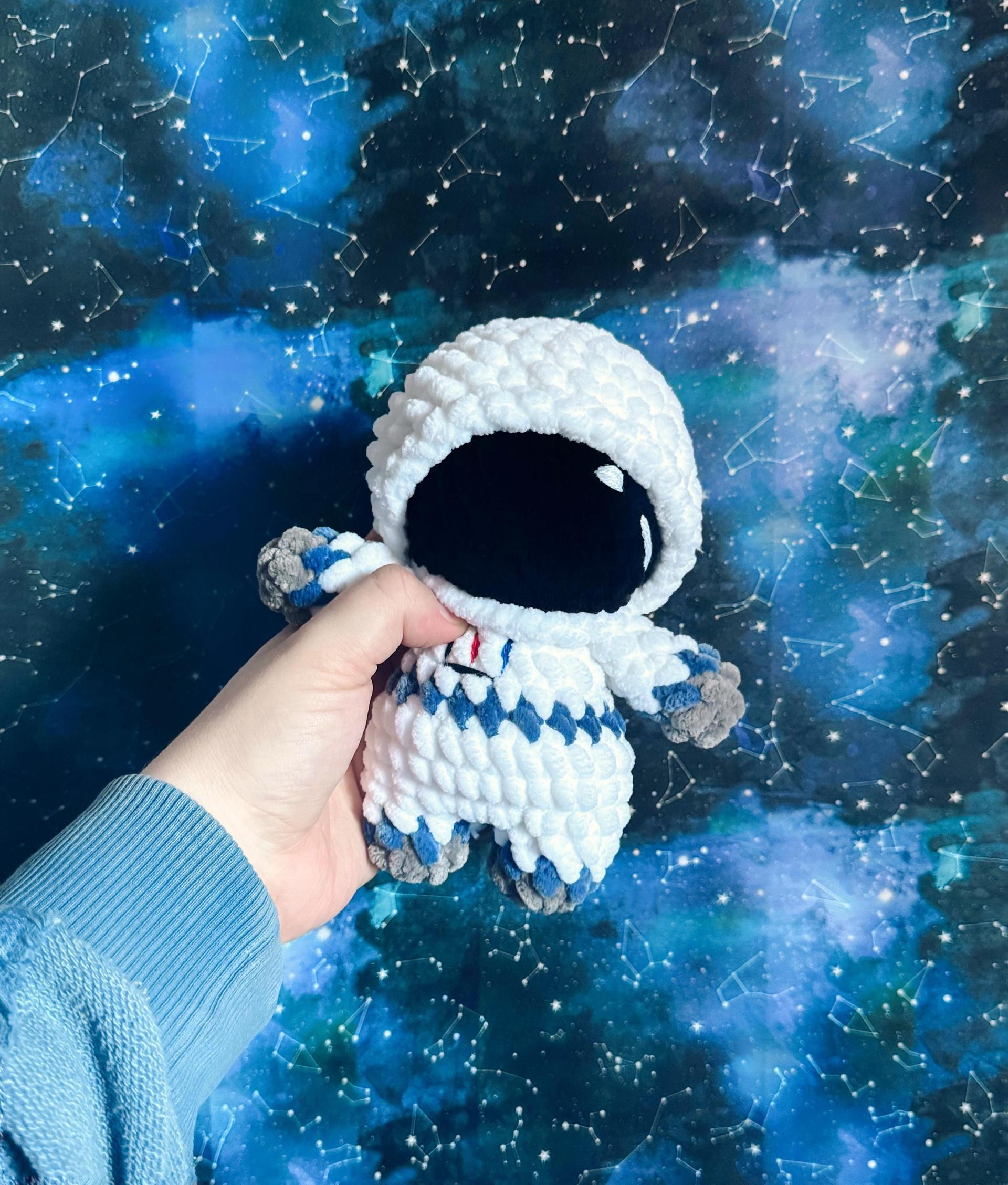 Crochet people, amigurumi astronaut, crochet pattern, crochet astrology, crochet space thumbnail 3