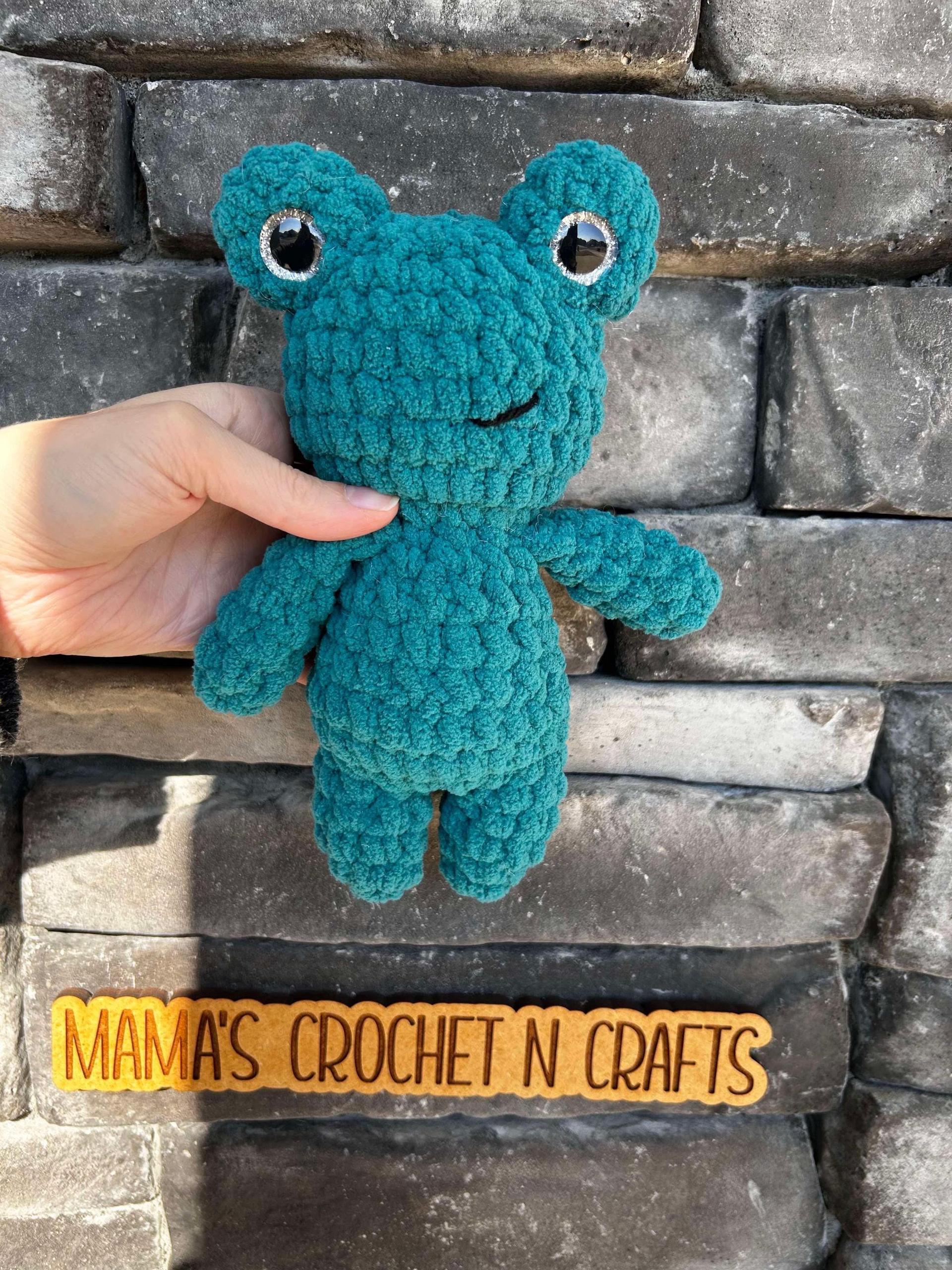 Itty belly frog- frog crochet pattern, crochet pattern, frog amigurumi, low sew thumbnail 9