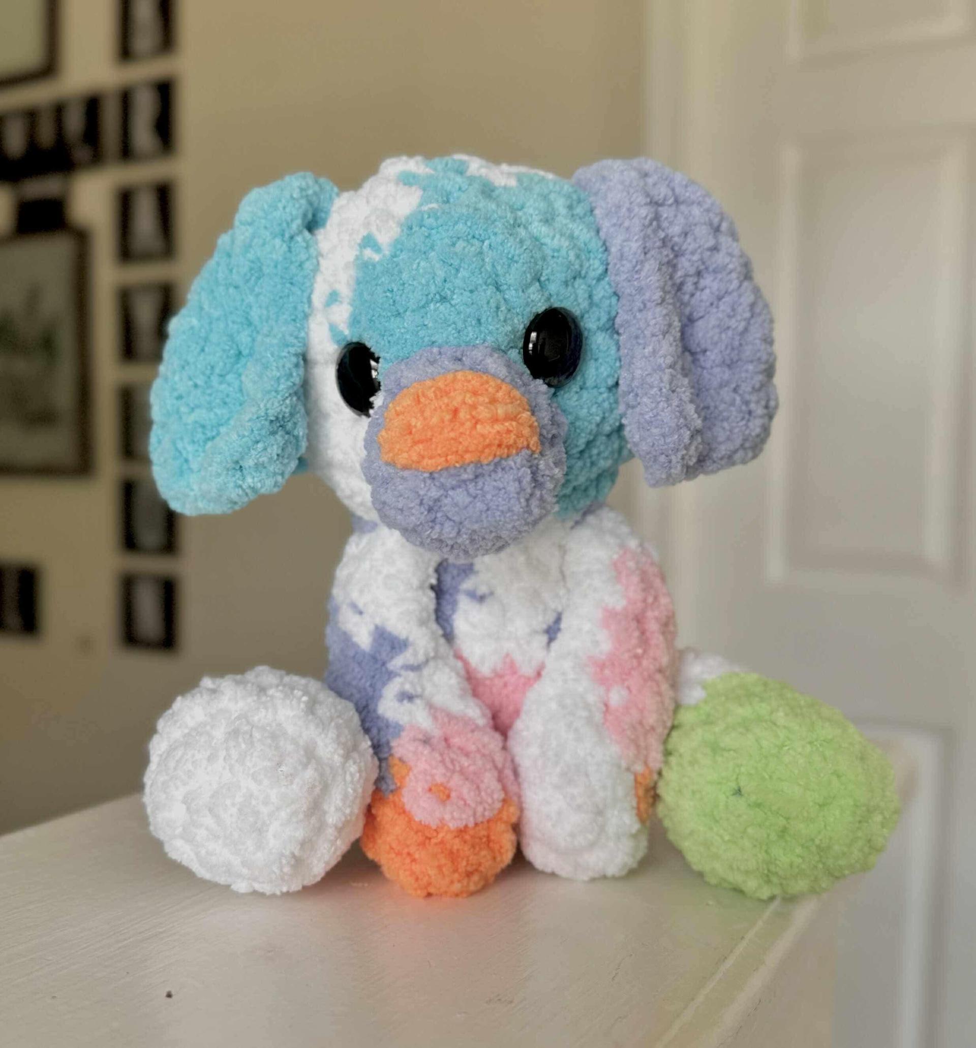 patches the puppy | amigurumi dog pattern, low sew, crochet pattern, crochet dog pattern, crochet pet, crochet puppy pattern, pattern, pdf, thumbnail 3
