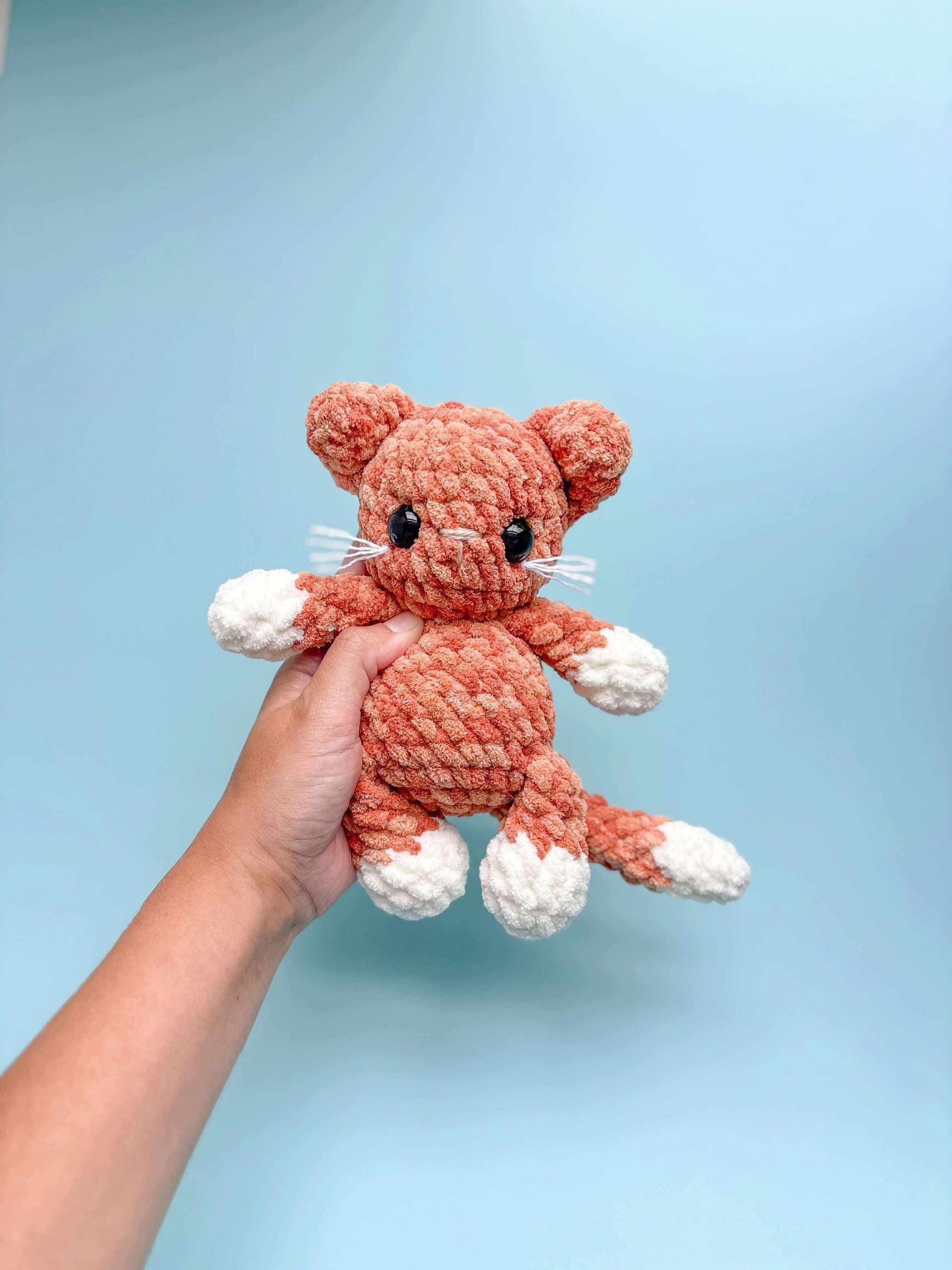 koda the kitty | amigurumi cat pattern, low sew, crochet pattern, crochet cat, crochet pet, crochet pets pattern, pattern, pdf thumbnail 7