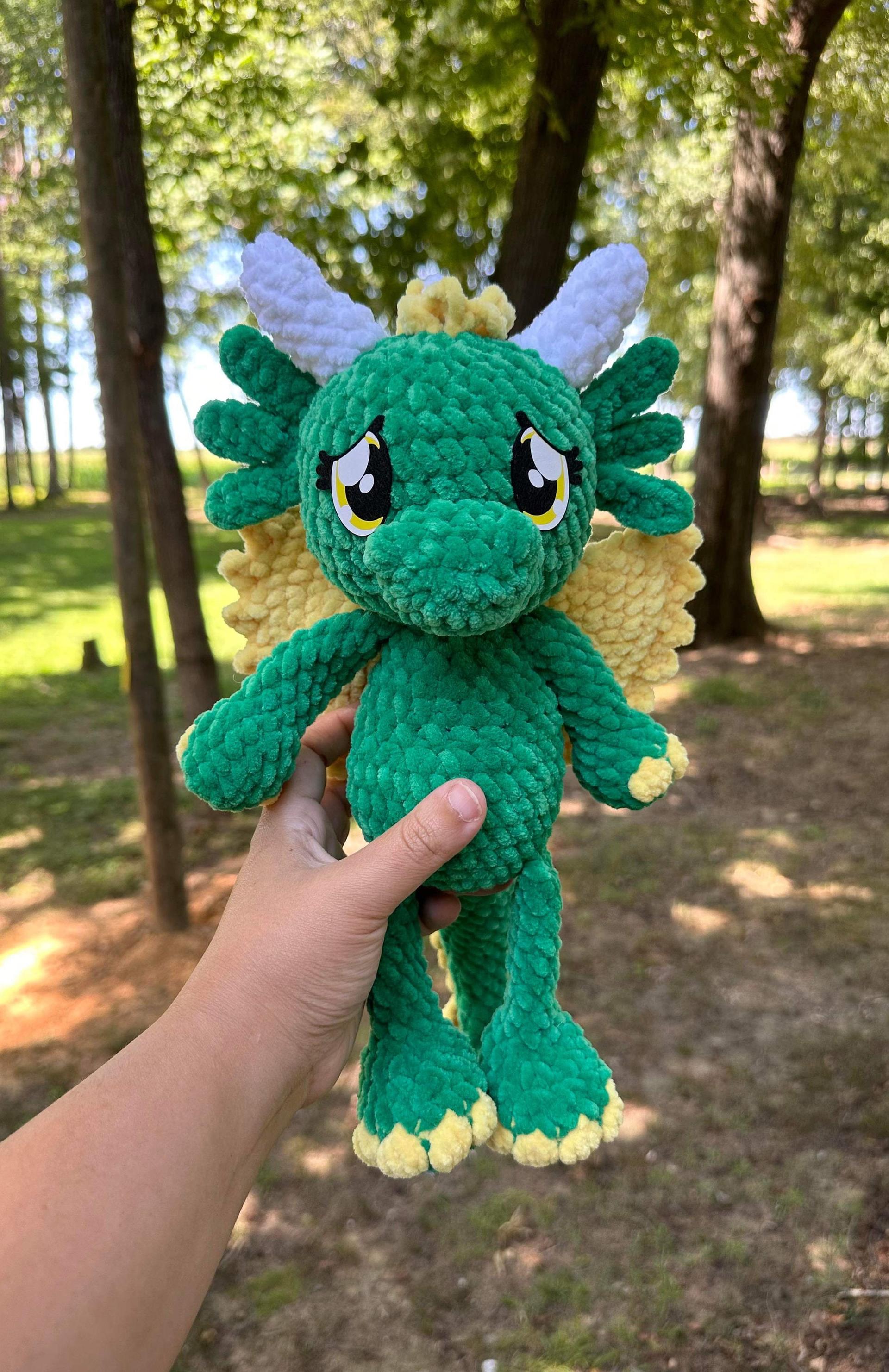 Dwayne dragon pattern- dragon amigurumi, mythical crochet pattern, dragon pattern thumbnail 9