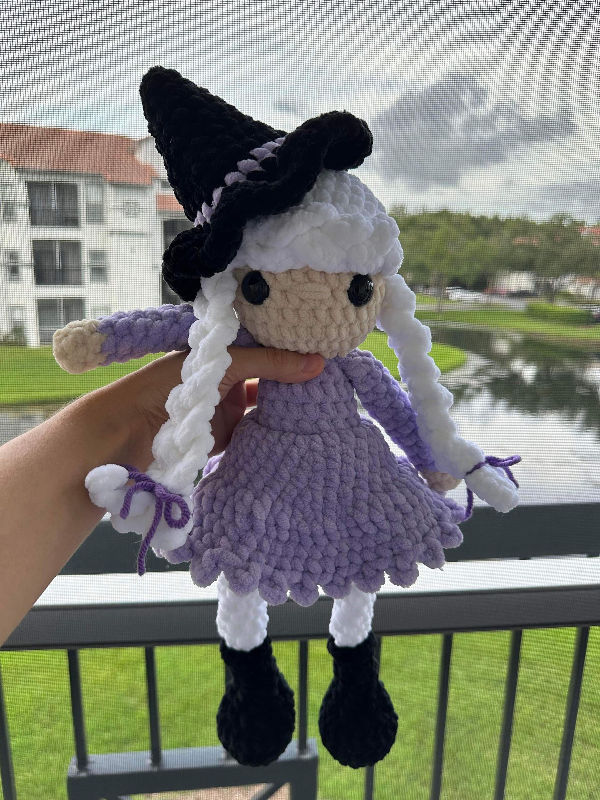 Willow witch pattern- Halloween crochet, Halloween amigurumi, witch amigurumi, witch doll crochet, Halloween doll croch thumbnail 5