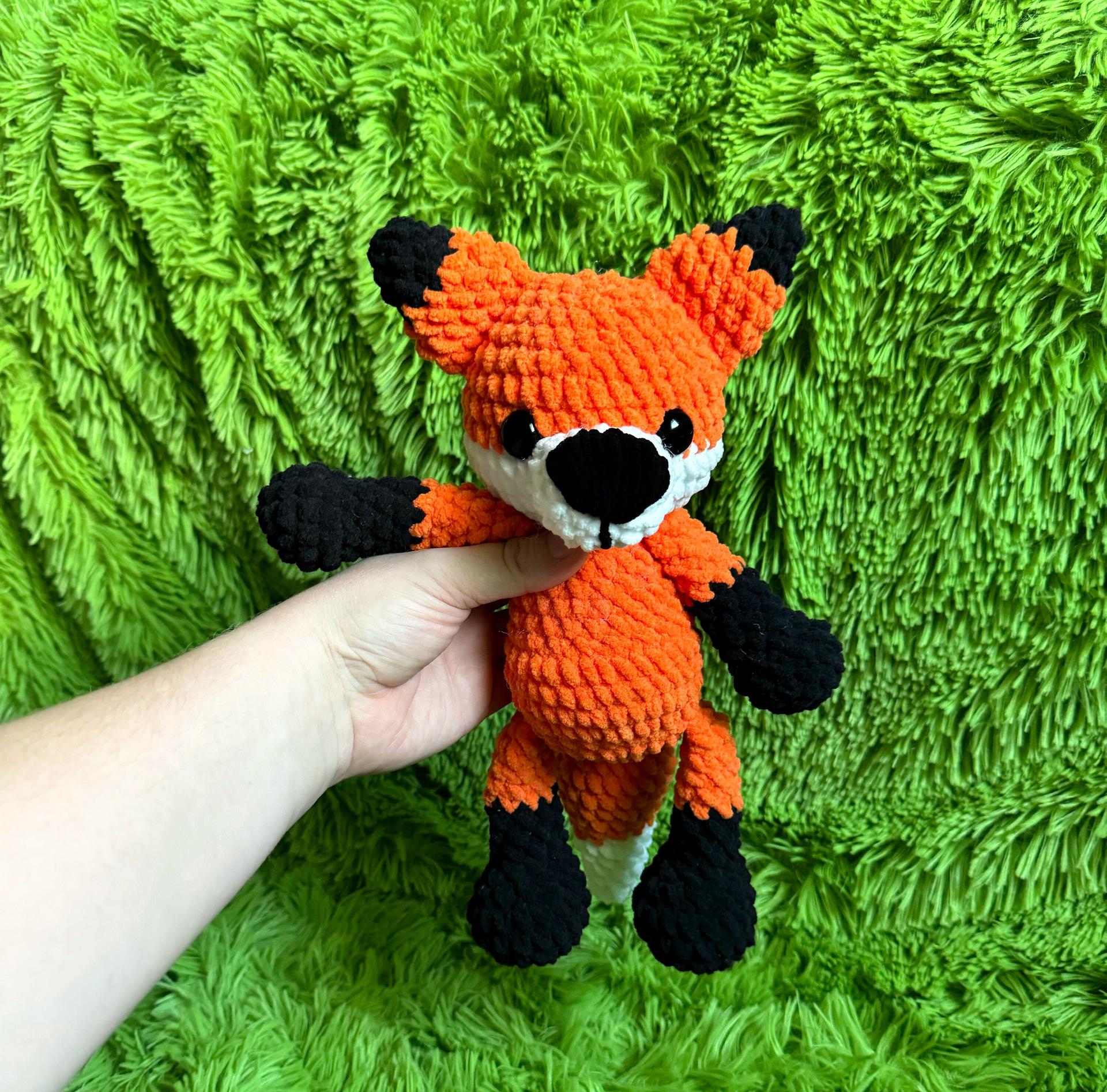 Forrest fox pattern, crochet woodland animal, woodland animal, forest pattern, amigurumi fox pattern thumbnail 4