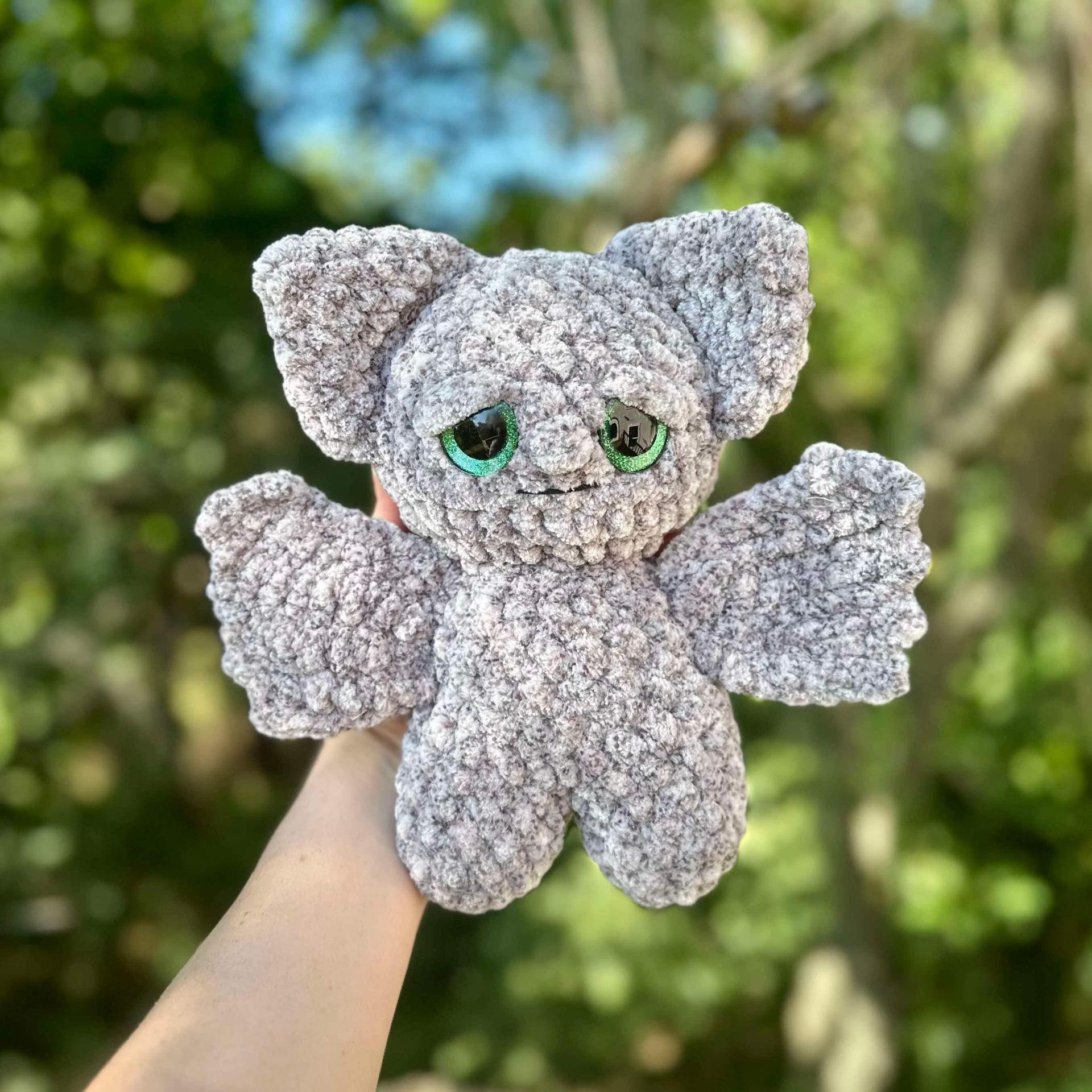 Baby bat- crochet pattern, bat amigurumi, amigurumi pattern, Halloween crochet pattern, bat thumbnail 6