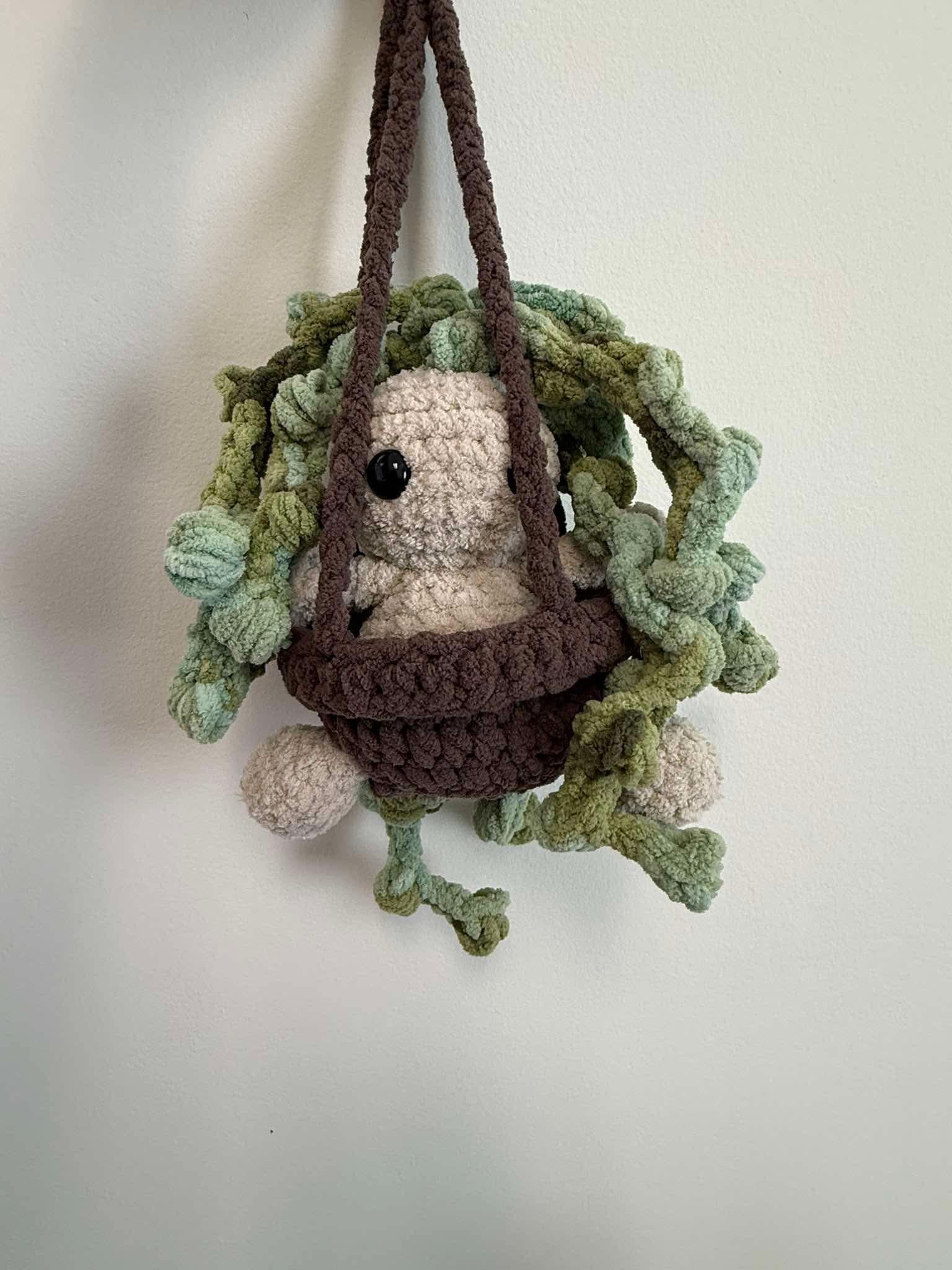 string of pearls | amigurumi plant pattern, low sew, crochet pattern, amigurumi, spring crochet pattern, boho pattern, crochet plant thumbnail 5