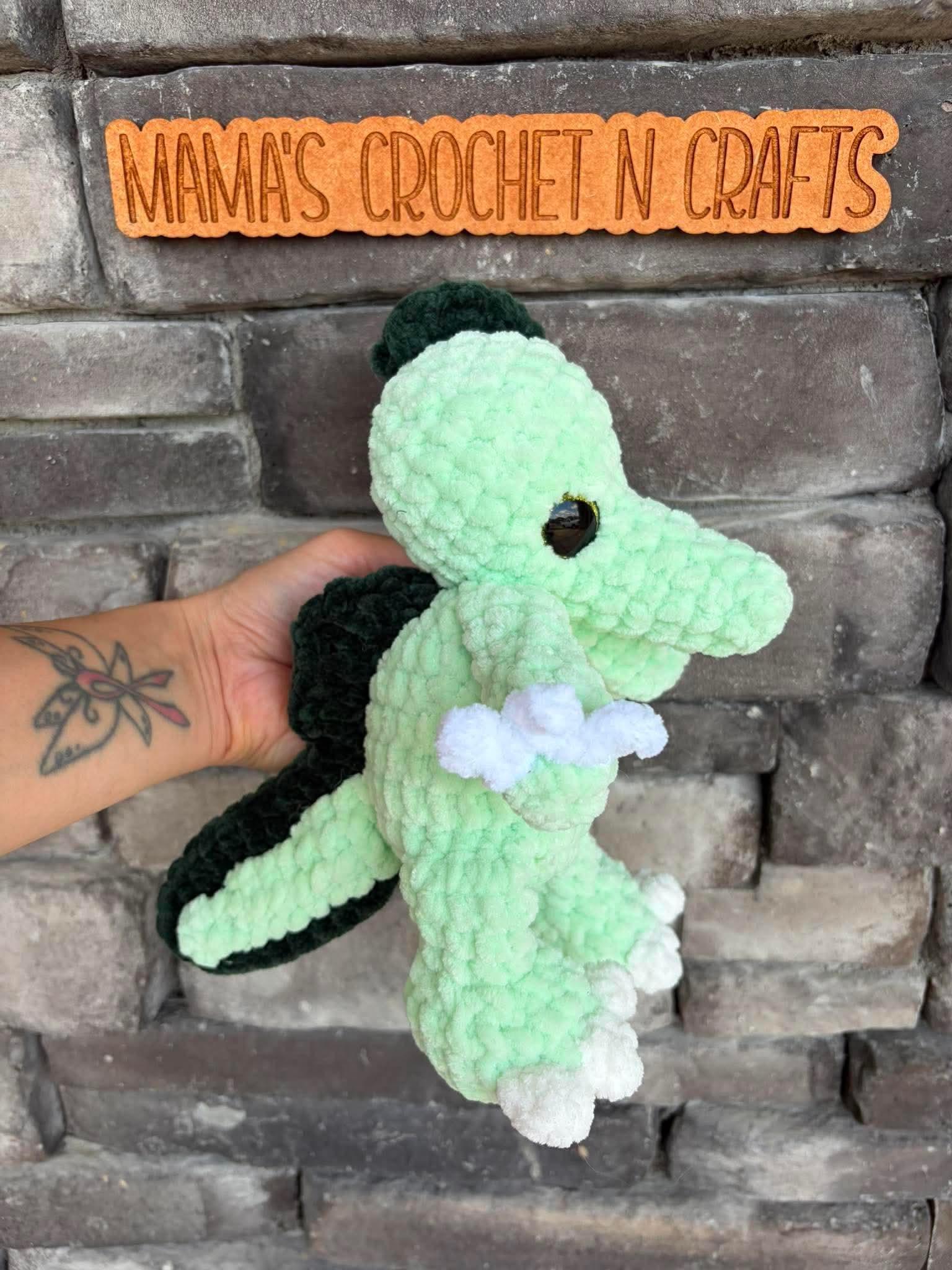 finley the spinosaurus | amigurumi dinosaur, low sew, crochet pattern, dinosaur, PDF thumbnail 2