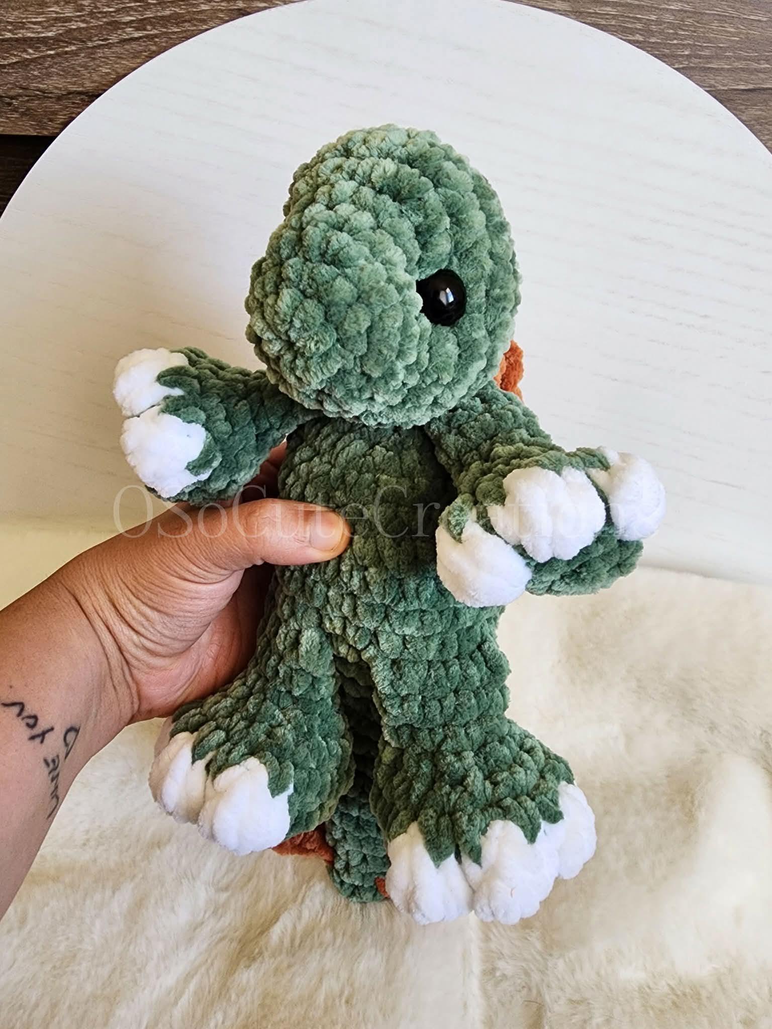 spike the stegosaurus | amigurumi dinosaur, no sew, crochet pattern, dinosaur, PDF thumbnail 4