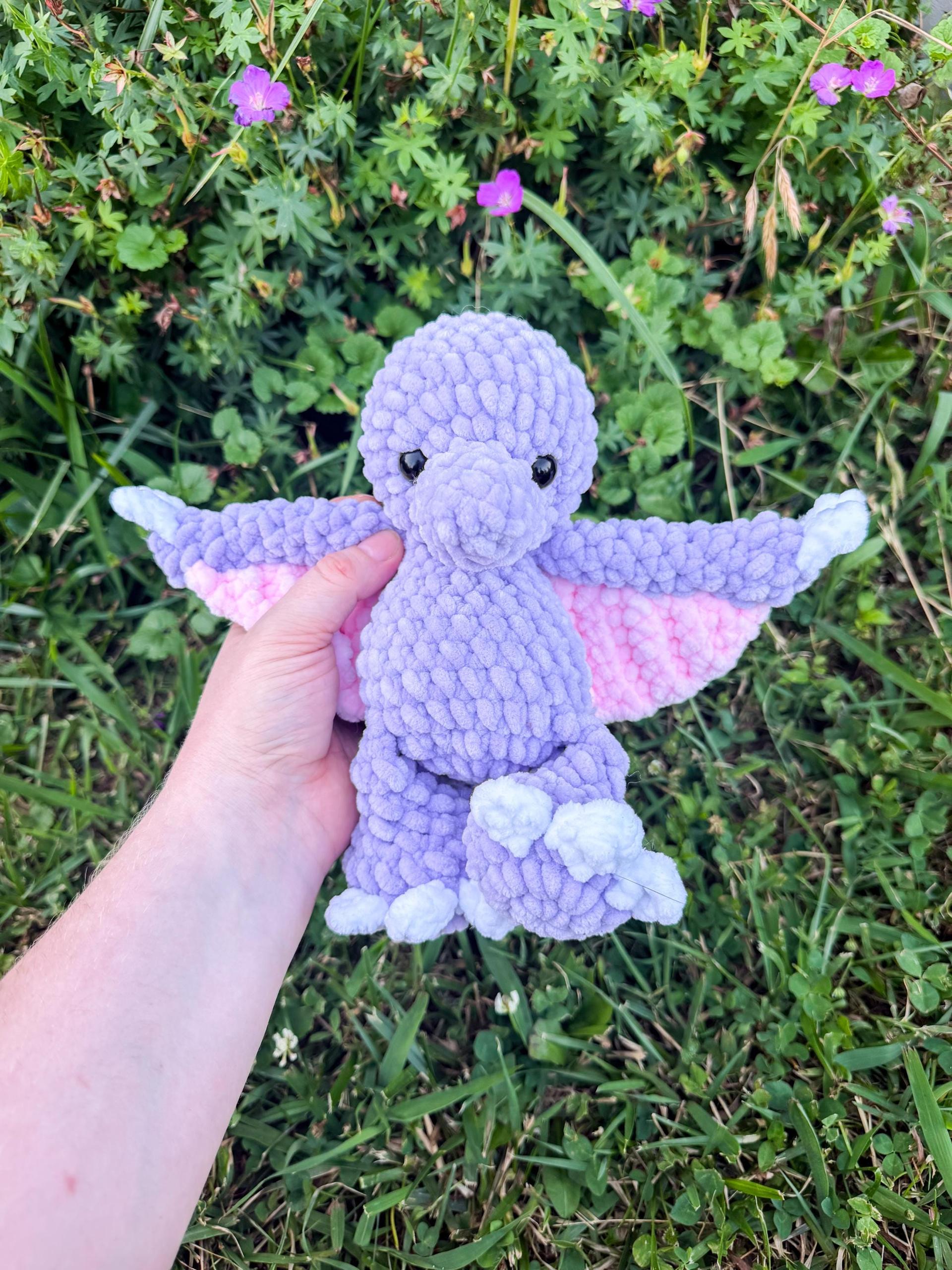 posie the pterodactyl | amigurumi dinosaur, low sew, crochet pattern, dinosaur pattern thumbnail 5