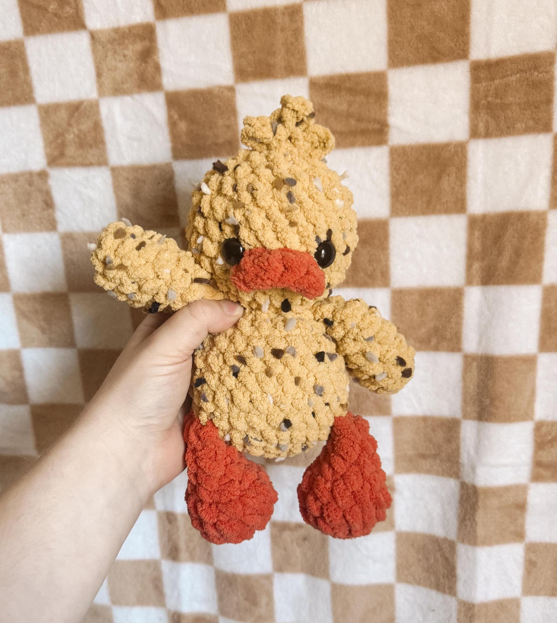 puddles the duck | amigurumi duck pattern, low sew, crochet pattern, spring crochet, crochet duck, crochet farm, spring thumbnail 5