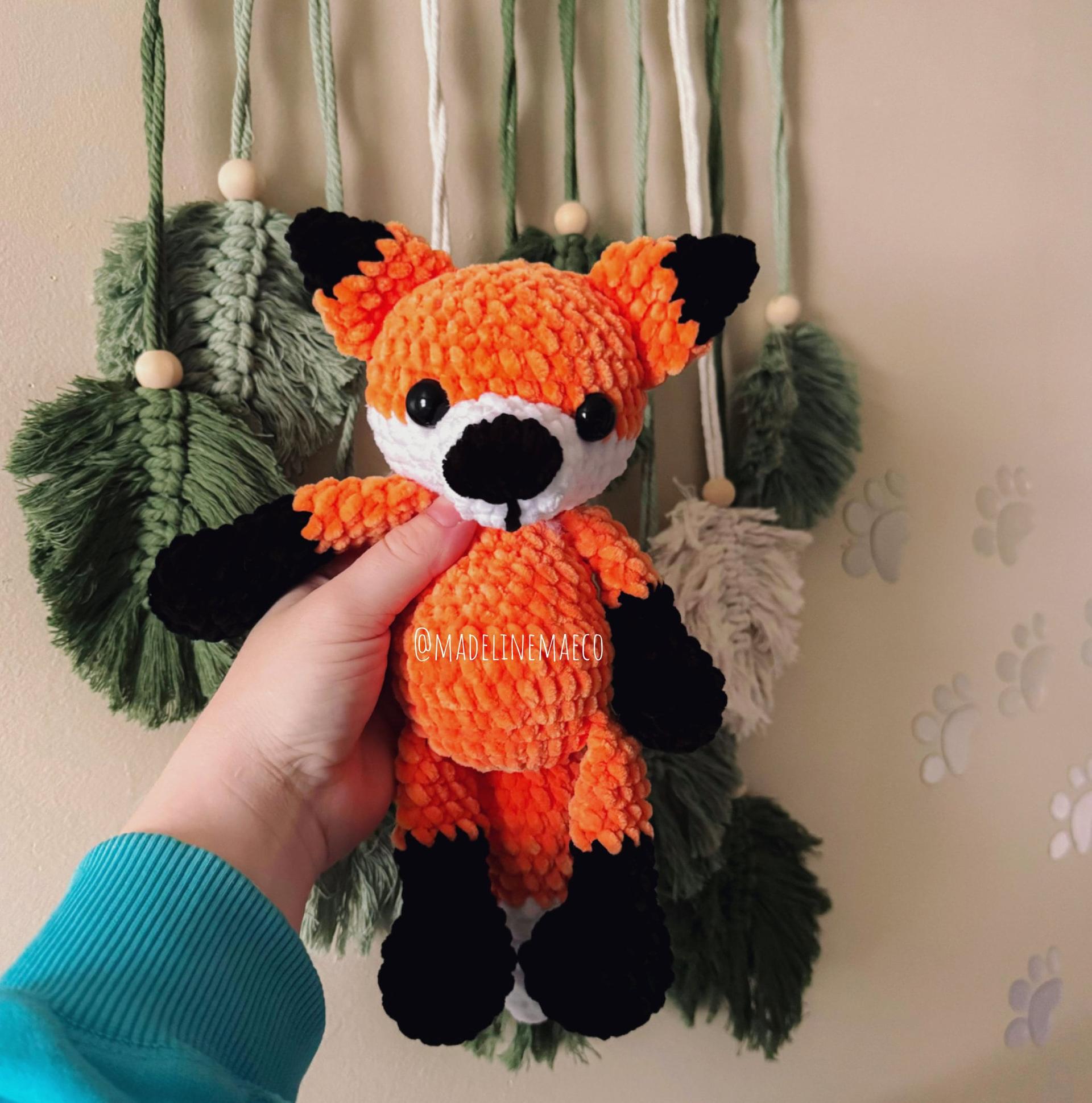 Forrest fox pattern, crochet woodland animal, woodland animal, forest pattern, amigurumi fox pattern