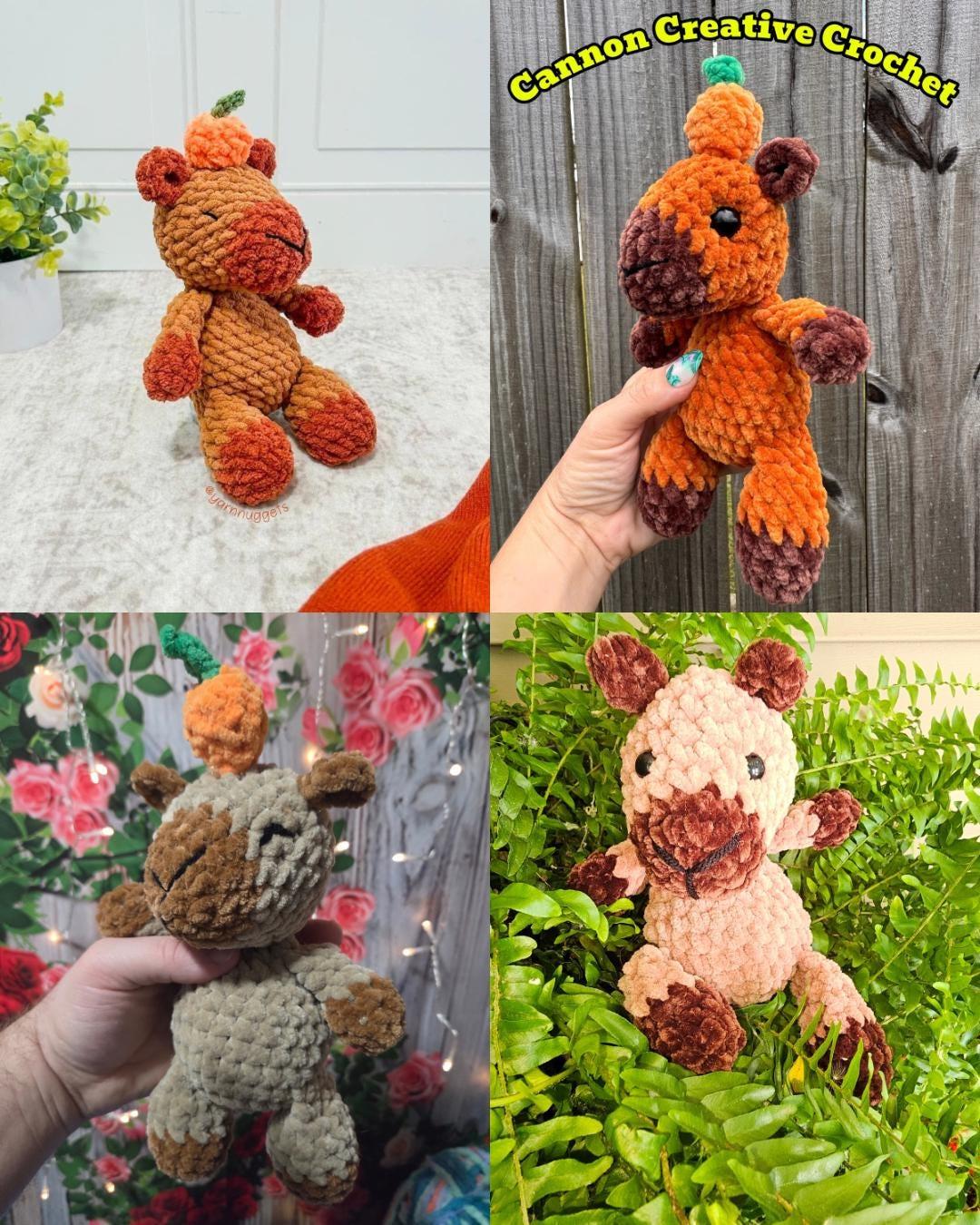 Cara the capybara | amigurumi capybara pattern, no sew, low sew, crochet pattern, crochet, crochet capybara, PDF thumbnail 8