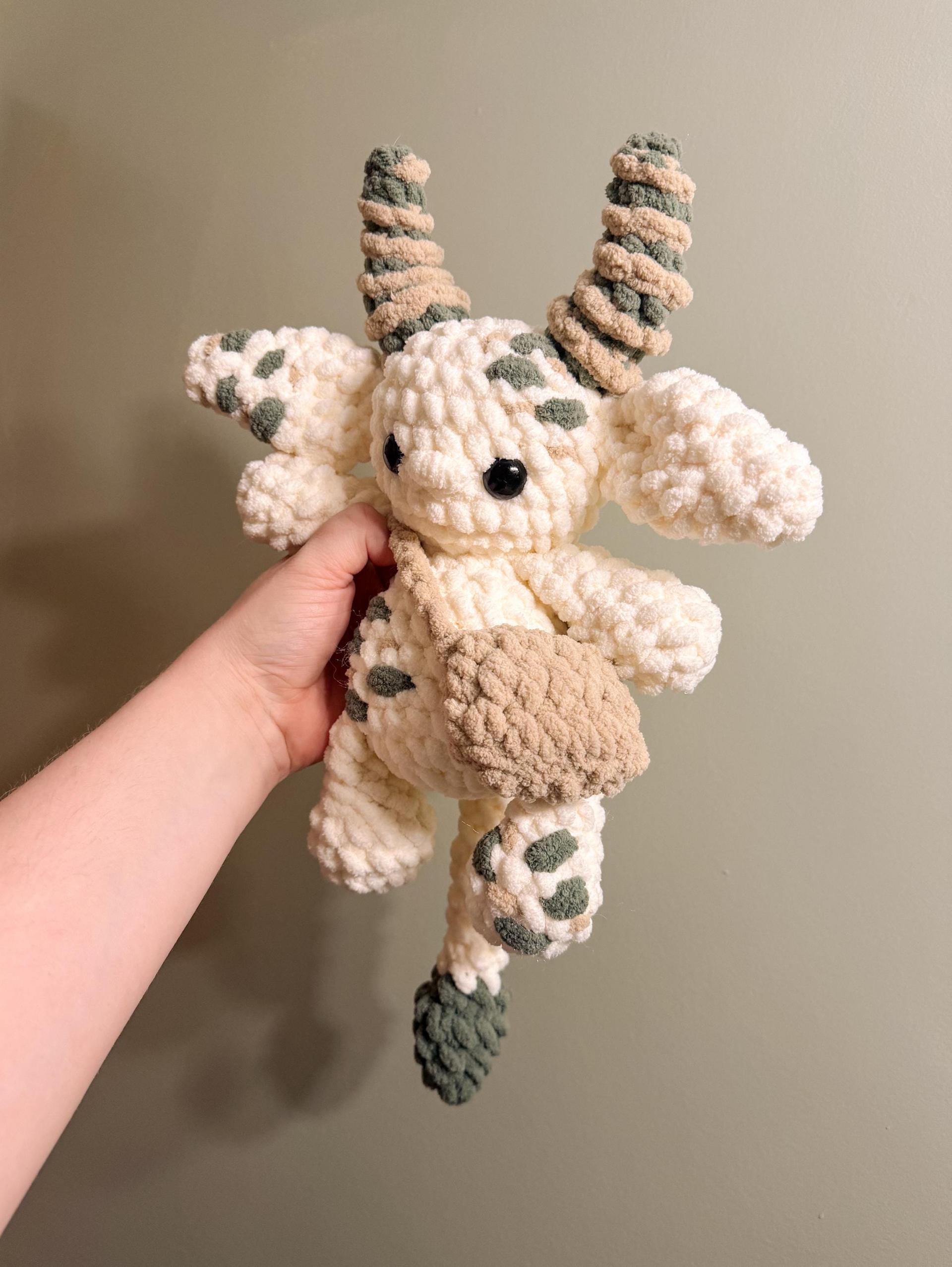 xylo the forest guardian | amigurumi pattern, low sew, crochet pattern, amigurumi, sprites, mythical, mystical thumbnail 3