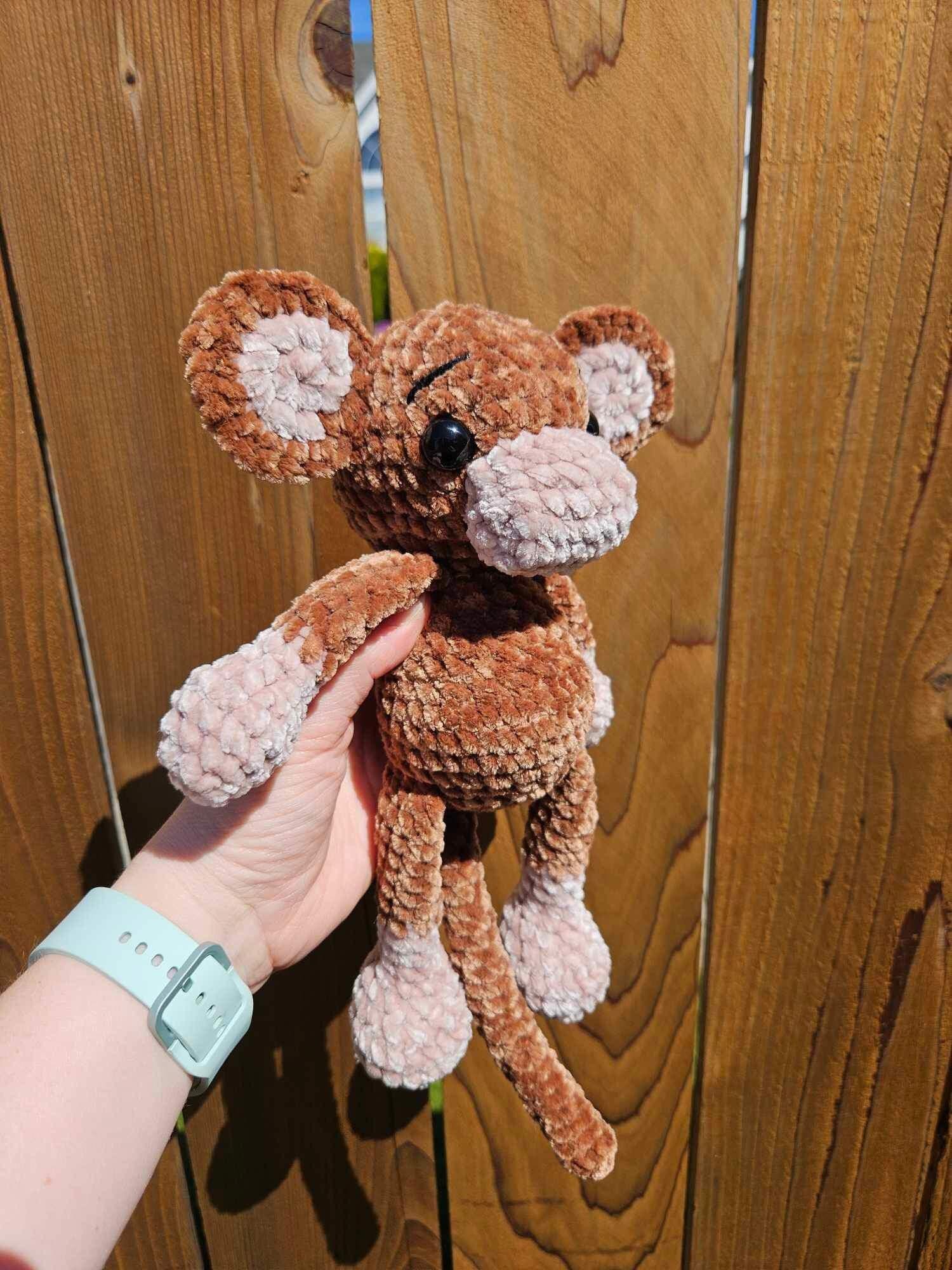 Meeko Monkey Pattern- crochet pattern, amigurumi pattern, monkey crochet, monkey amigurumi thumbnail 3