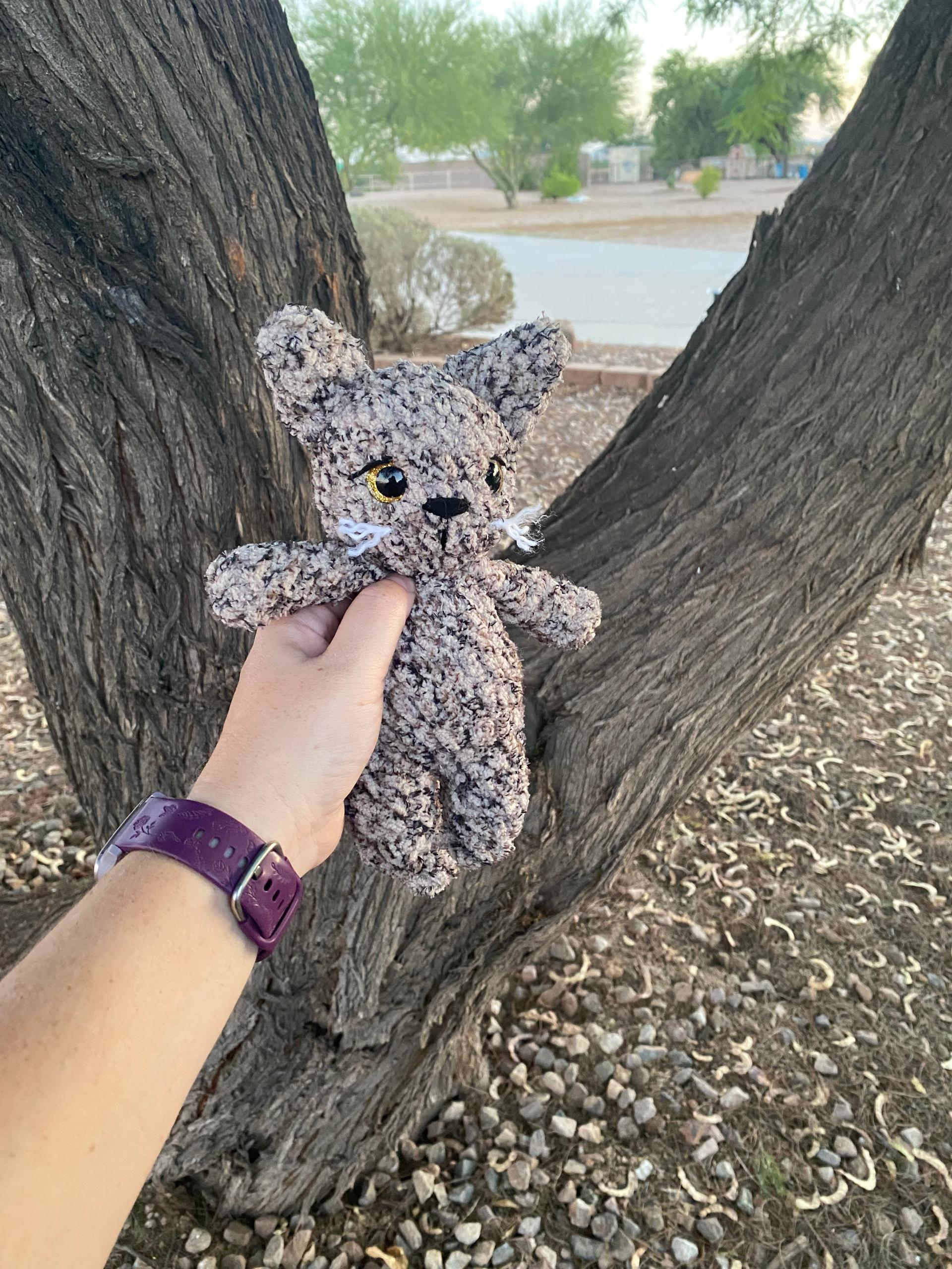 itty belly boo kitty- crochet cat pattern, Halloween amigurumi, low sew, black cat, crochet pattern thumbnail 7